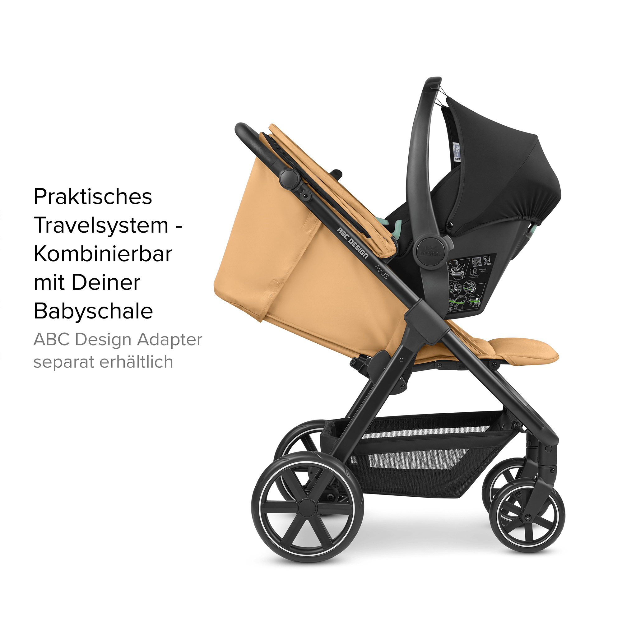 Sportwagen, ABC DESIGN, Gelb – Produktansicht