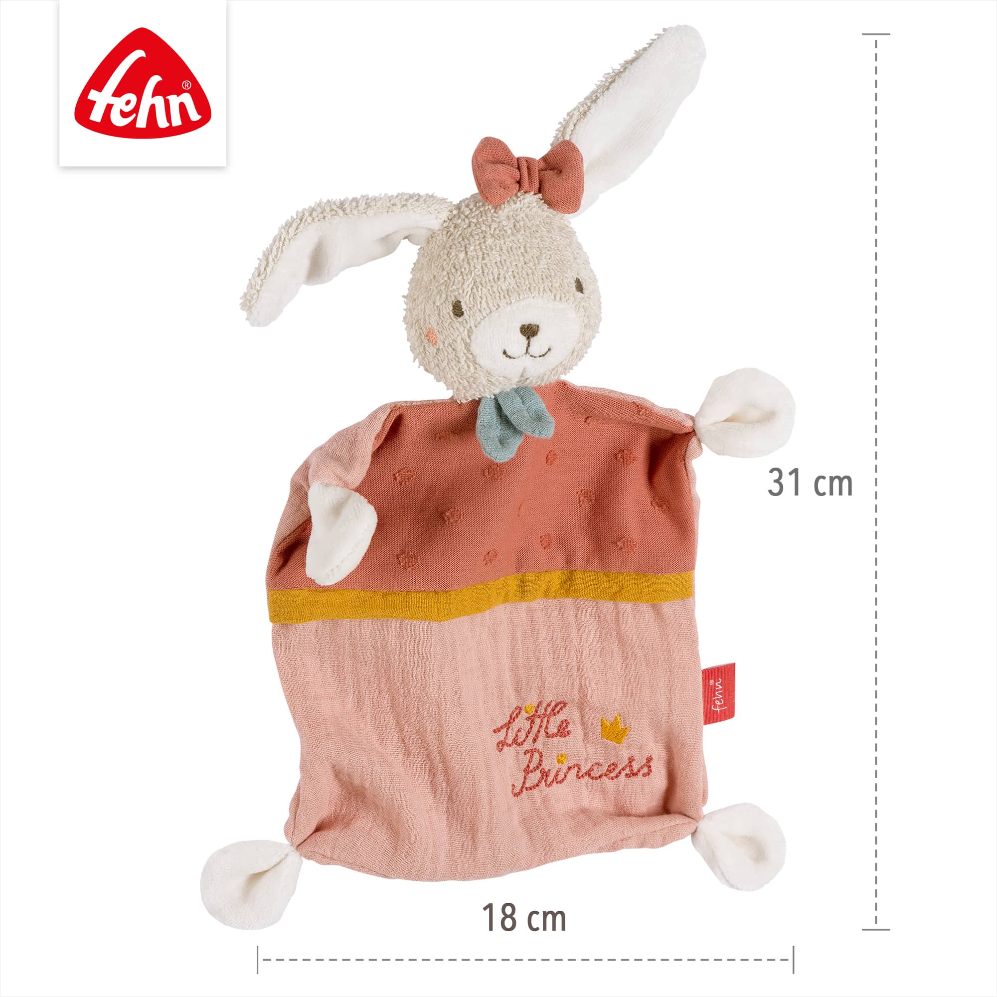 Schmusetücher, fehn, Pink – Produktansicht