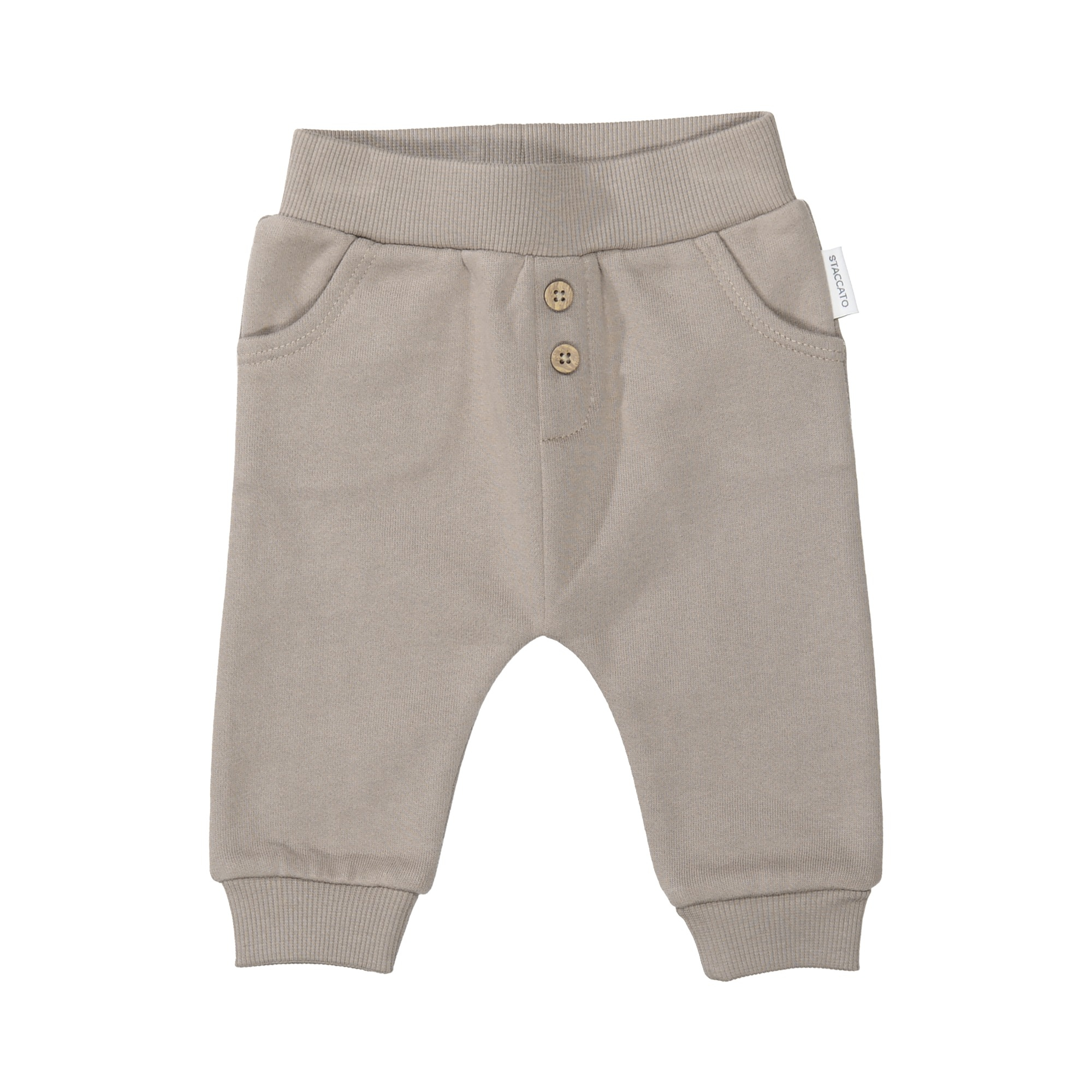 Jogginghosen, STACCATO, Braun – Besonderheit: aus 100% Bio-Baumwolle