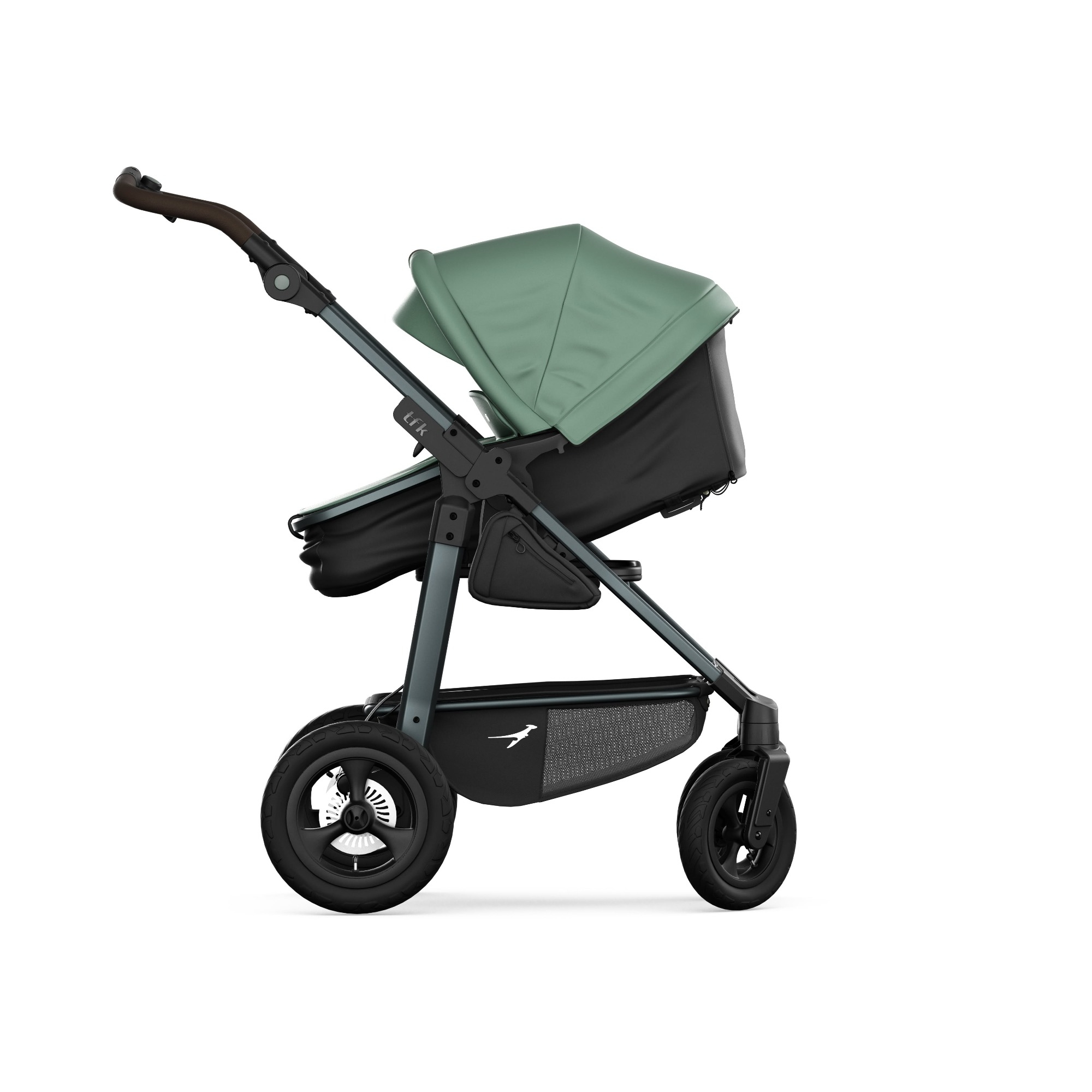 Kombi-Kinderwagen, tfk, Grün – Produktansicht