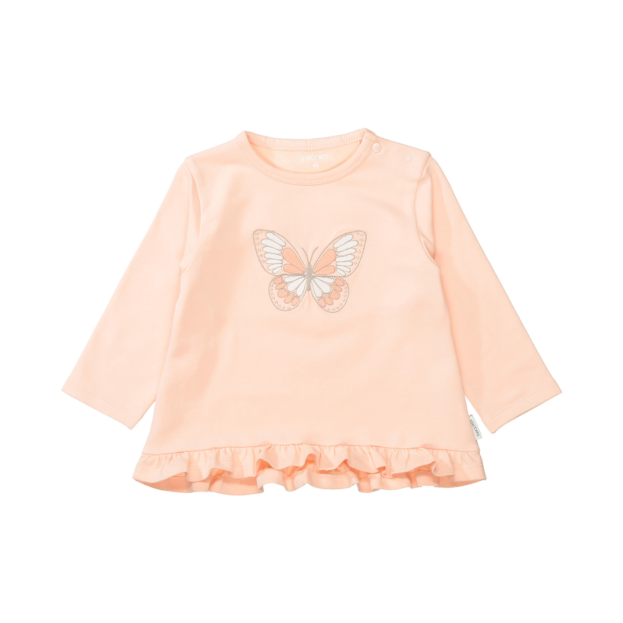 Pullover & Sweatshirts, STACCATO, Orange – Besonderheit: aus 95% Baumwolle