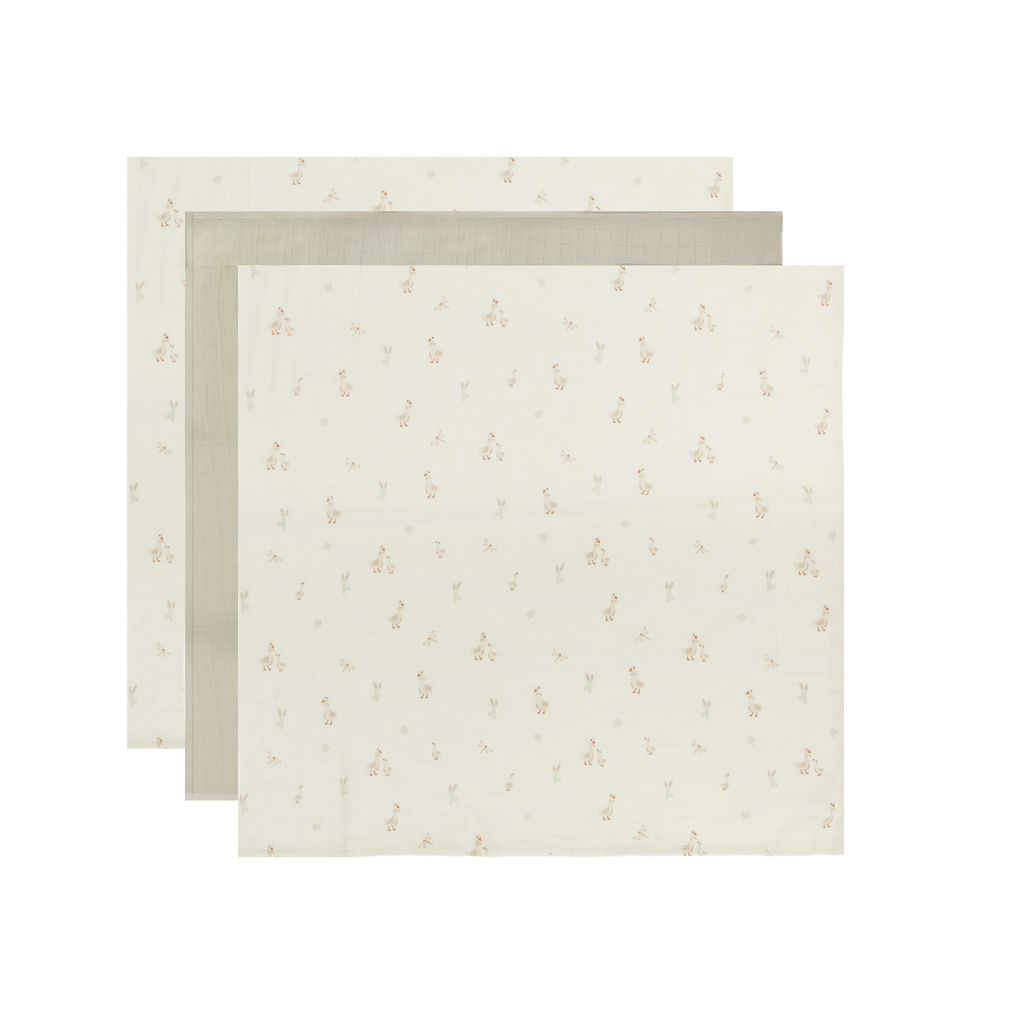 Mullwindeln, bébé-jou, Beige – Produktansicht