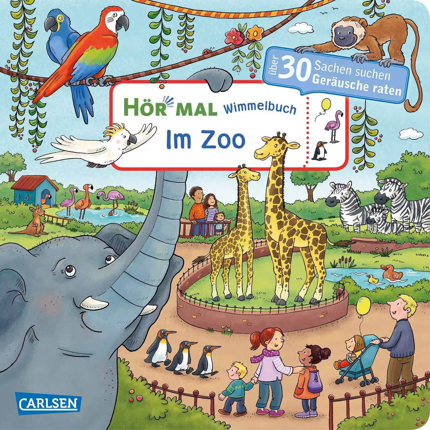 Hör mal: Wimmelbuch im Zoo CARLSEN 2000577795802 3