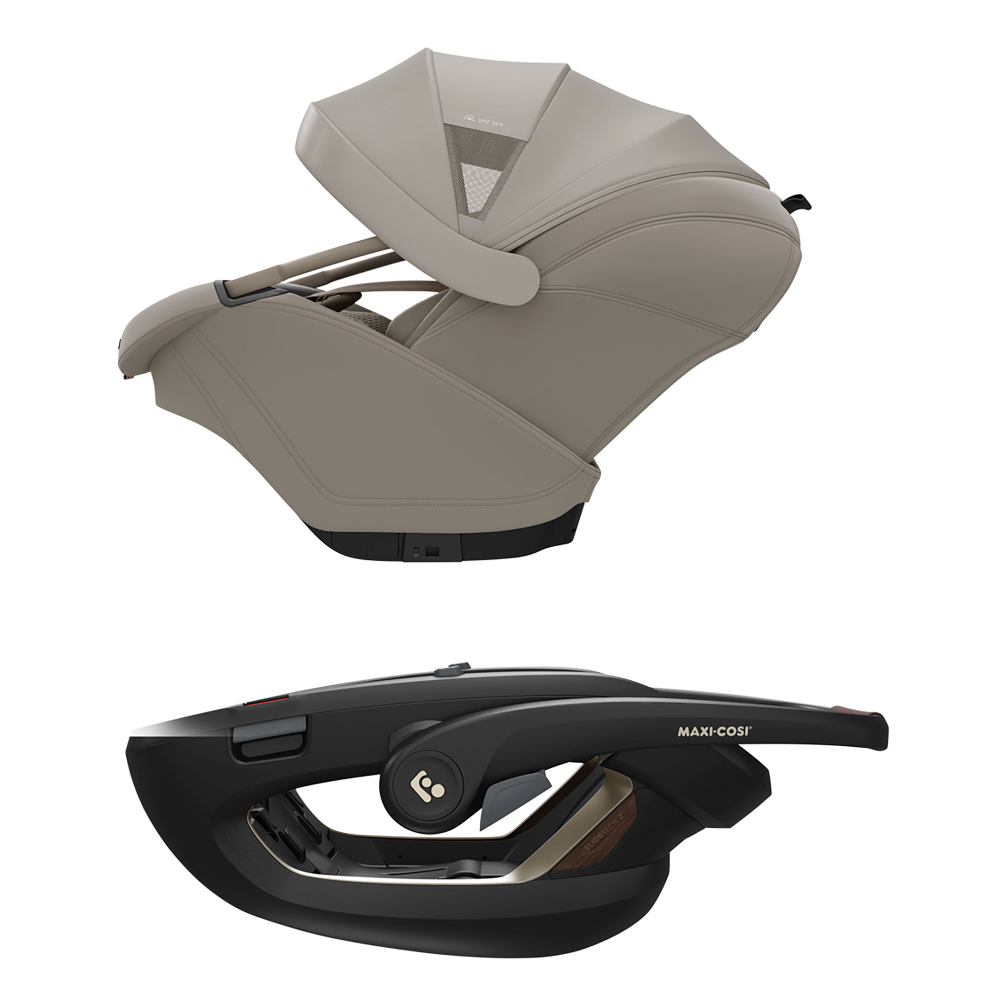 Babyschalen 0-13 kg, Gruppe 0+, MAXI-COSI Premium, Beige – Produktansicht