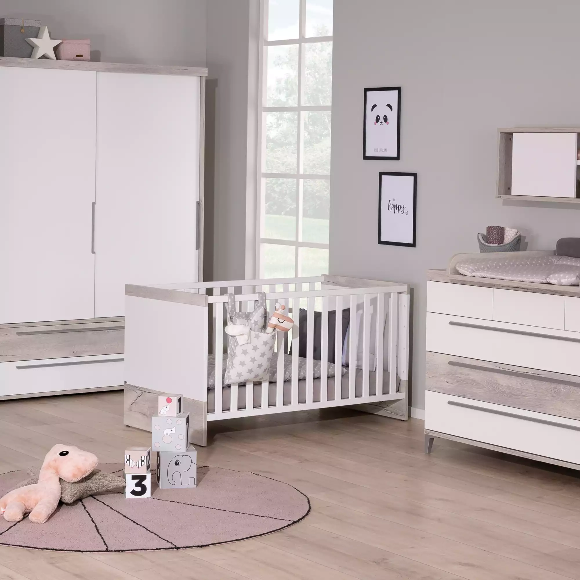 Gitterbetten, PAIDI, Weiß – Besonderheit: 4-fach höhenverstellbares AIRWELL® Comfort Federleistenrost