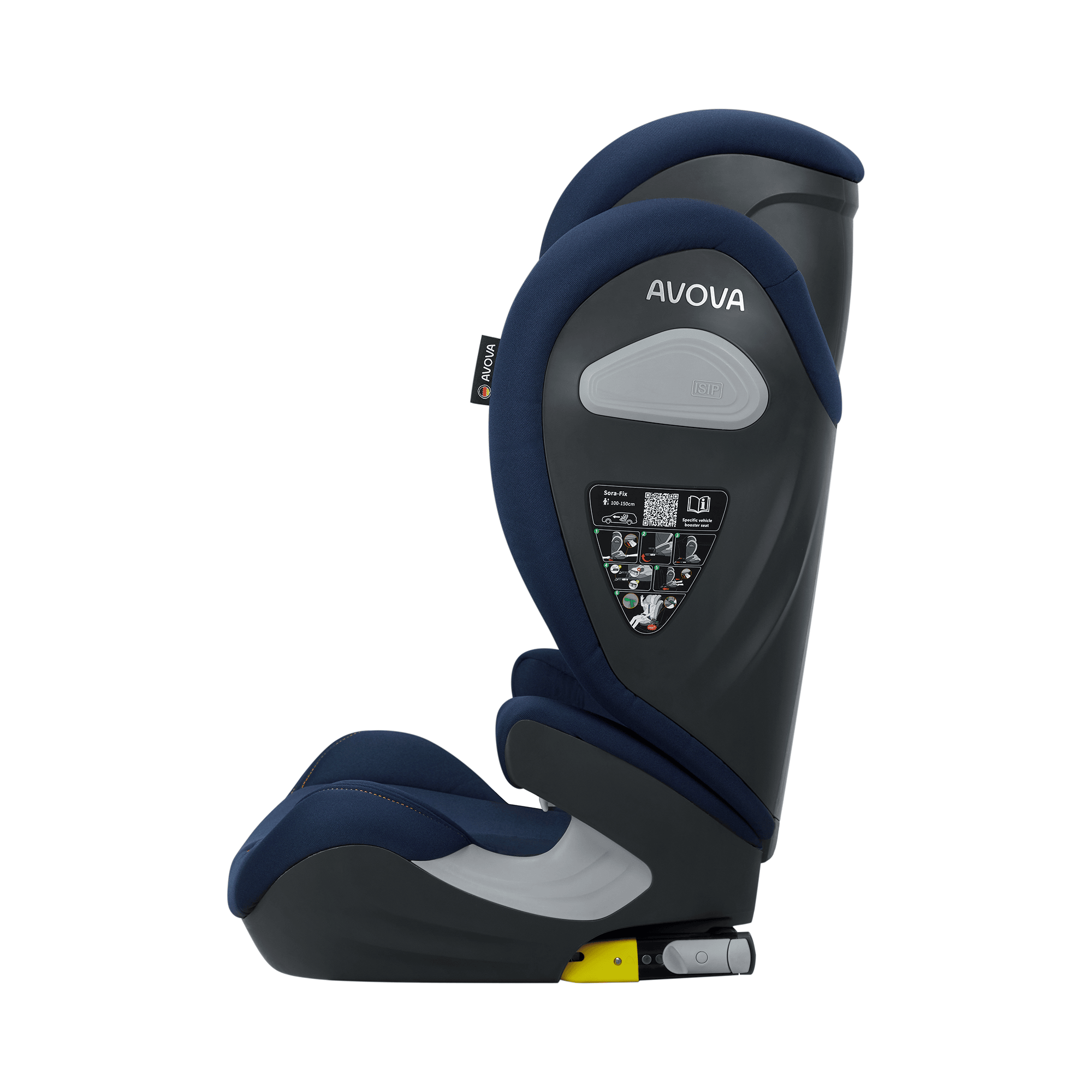 Kindersitze 15-36 kg, Gruppe 2/3, AVOVA, Blau – Produktansicht