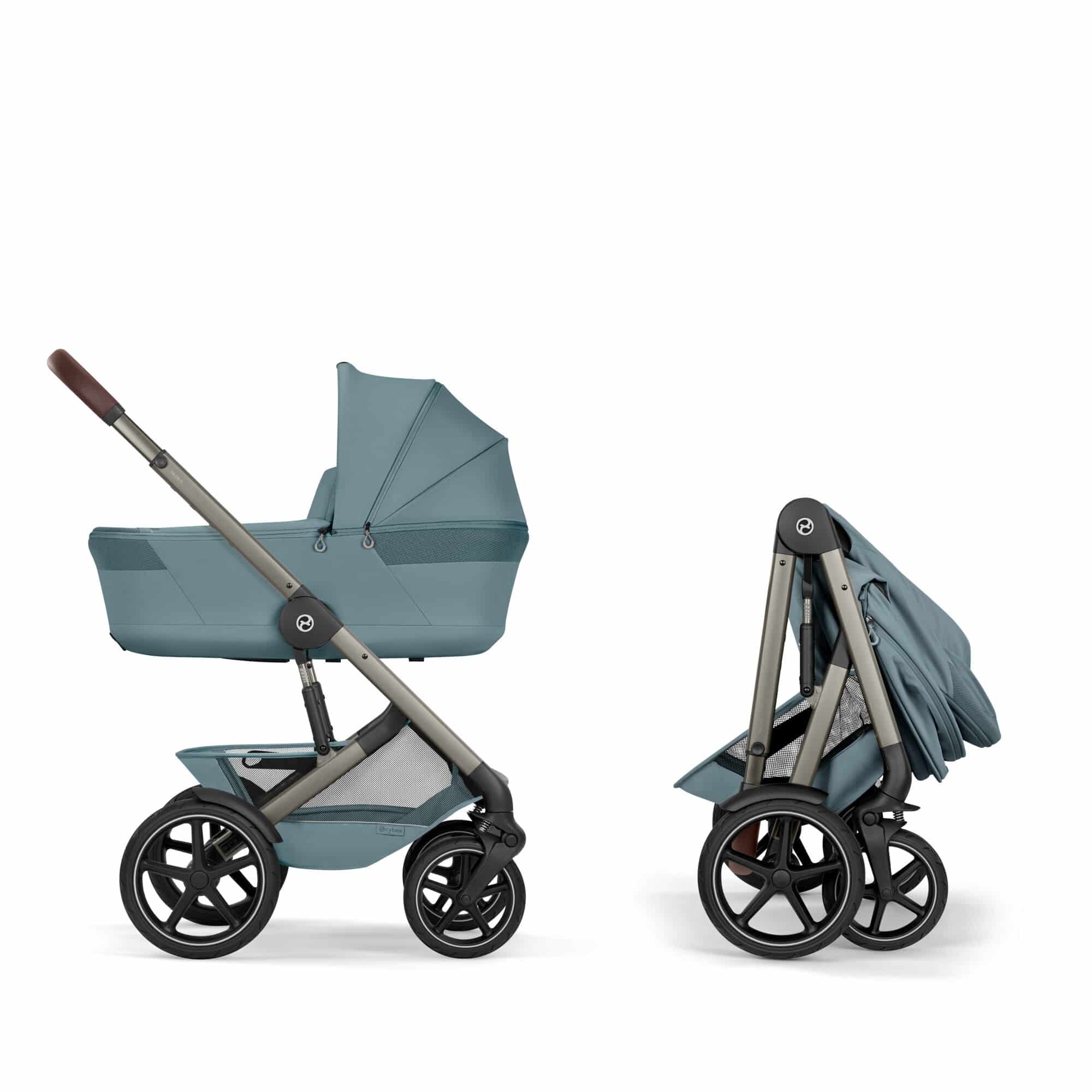 Kombi-Kinderwagen, cybex, Blau – Produktansicht