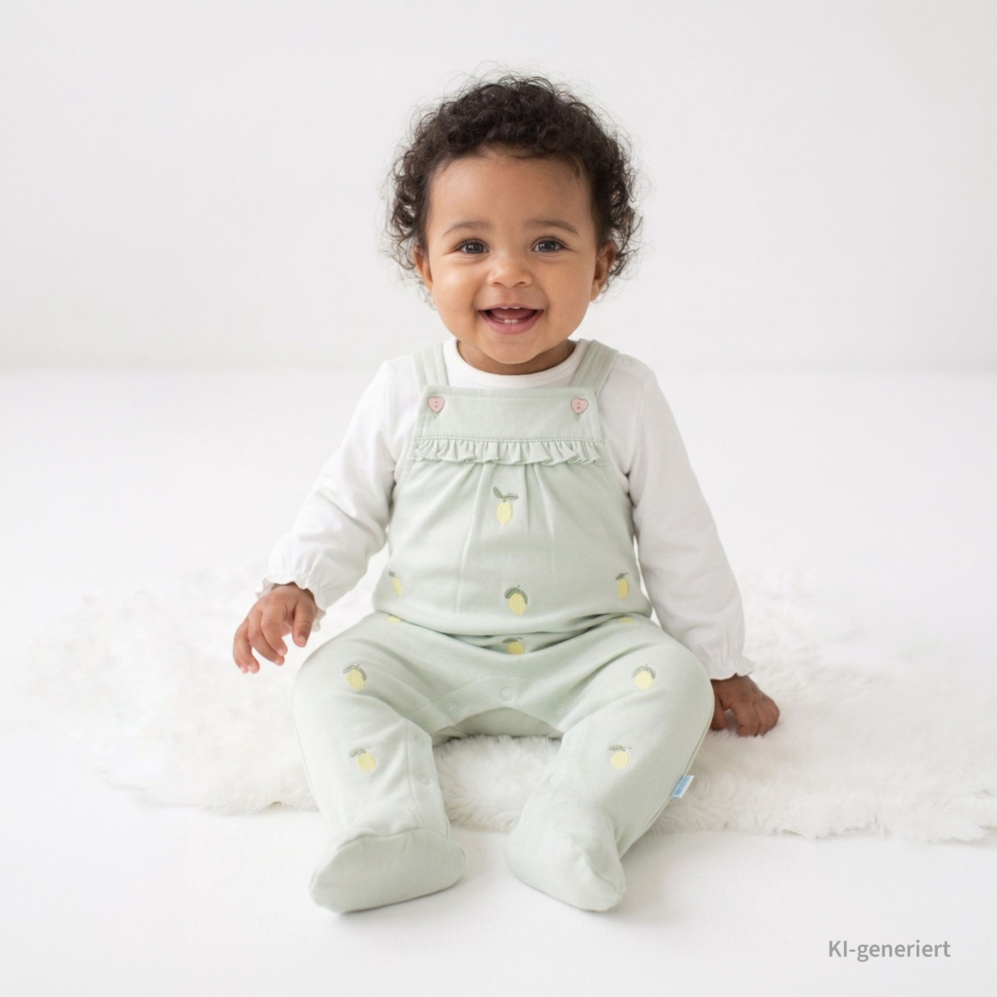 Strampler, LITTLE ONE, Grün – Produktansicht