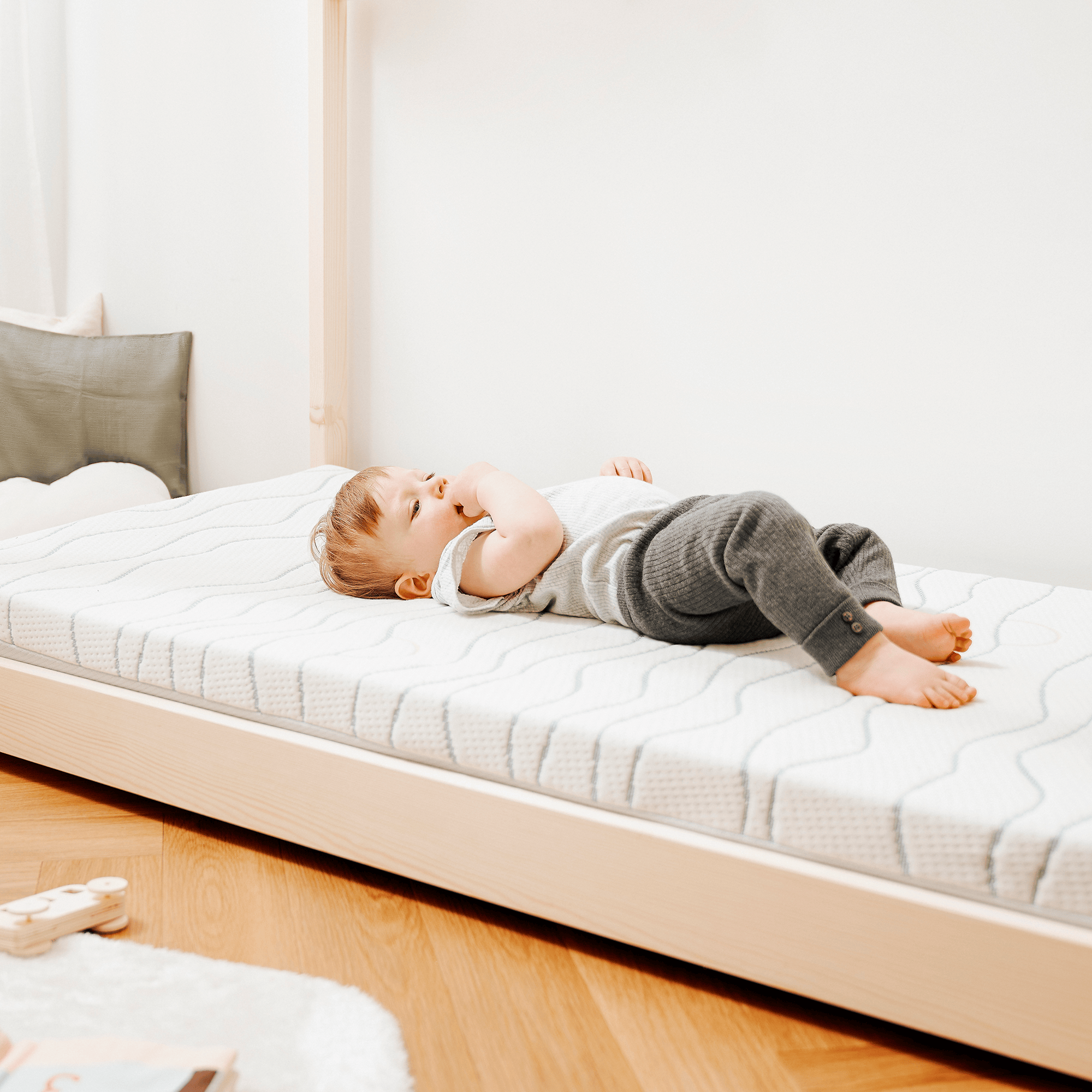 Matratzen 60 x 120 cm, babymoov, Weiß – Produktansicht