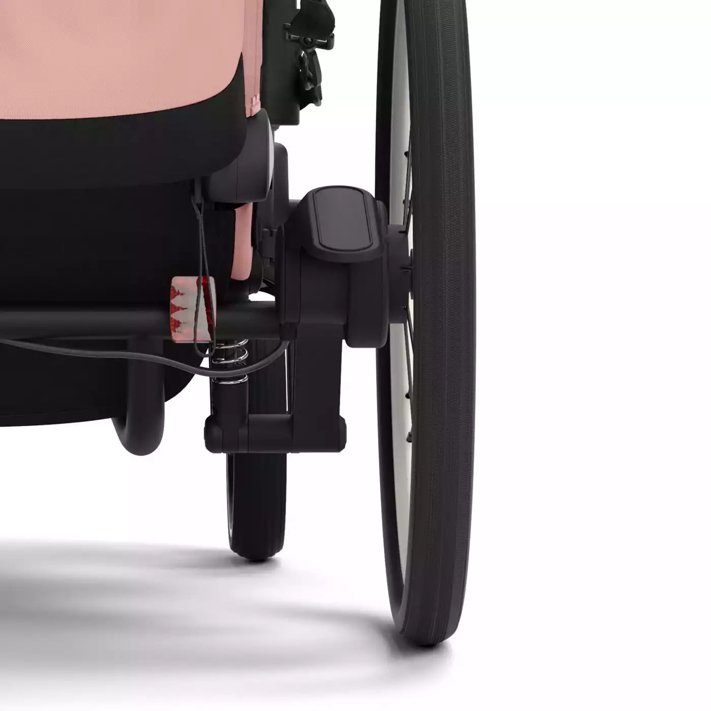 Fahrradanhänger, cybex, Pink – Produktansicht