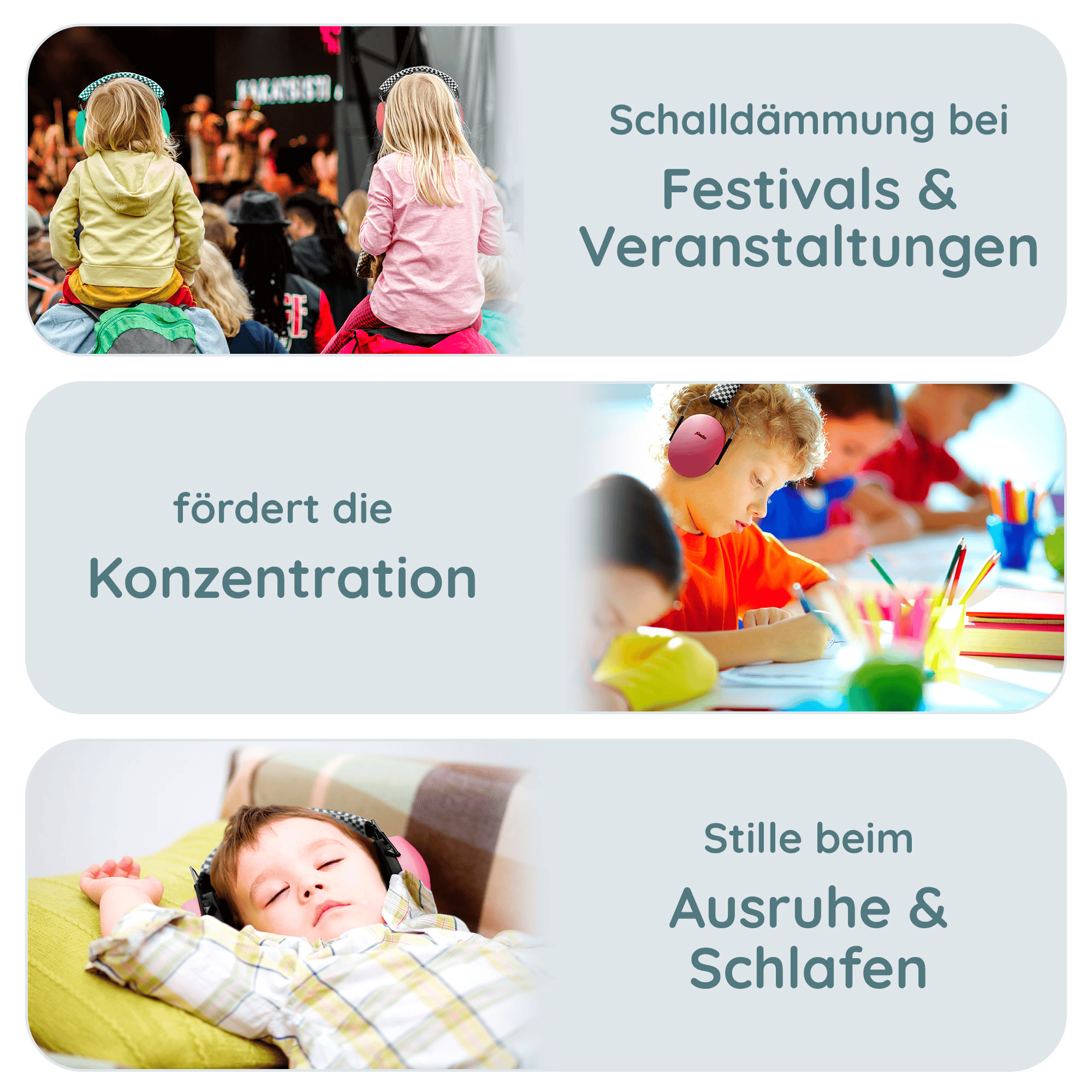 Gehörschutz, Alecto baby, Pink – Produktansicht