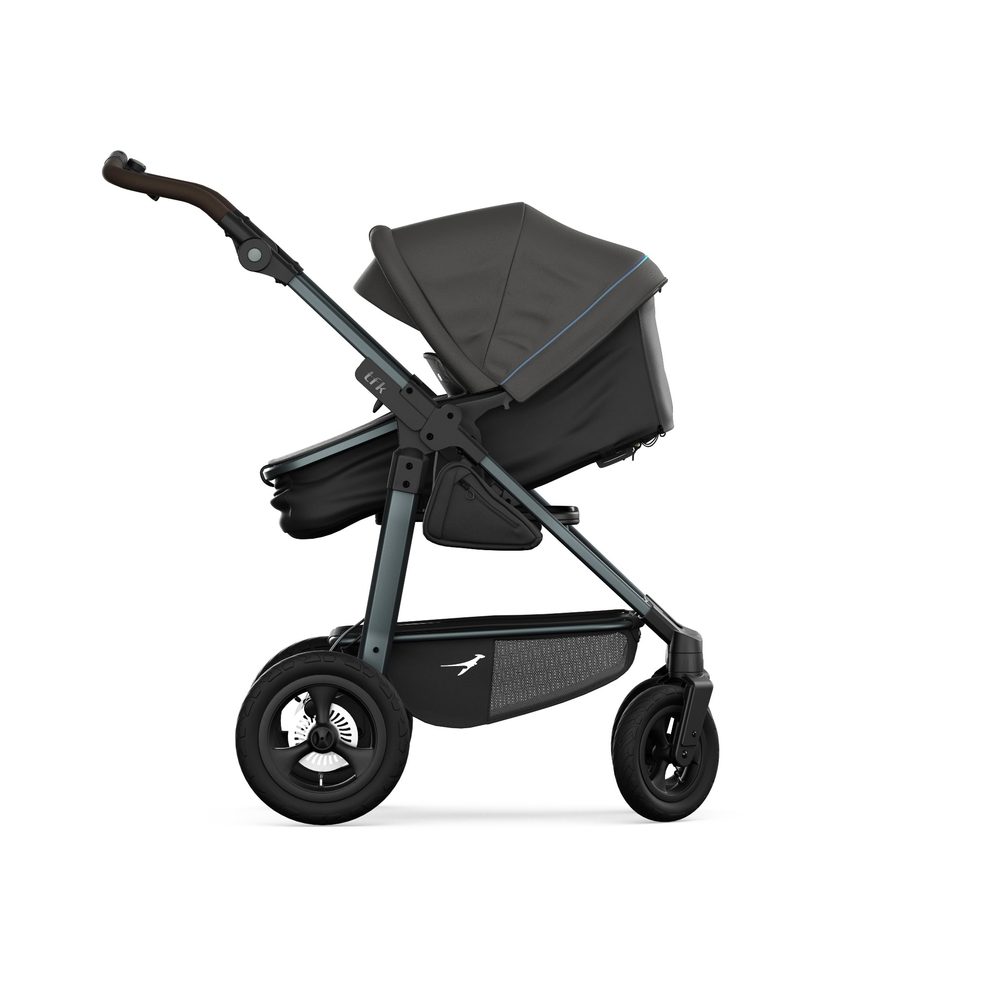 Kombi-Kinderwagen, tfk, Grau – Produktansicht