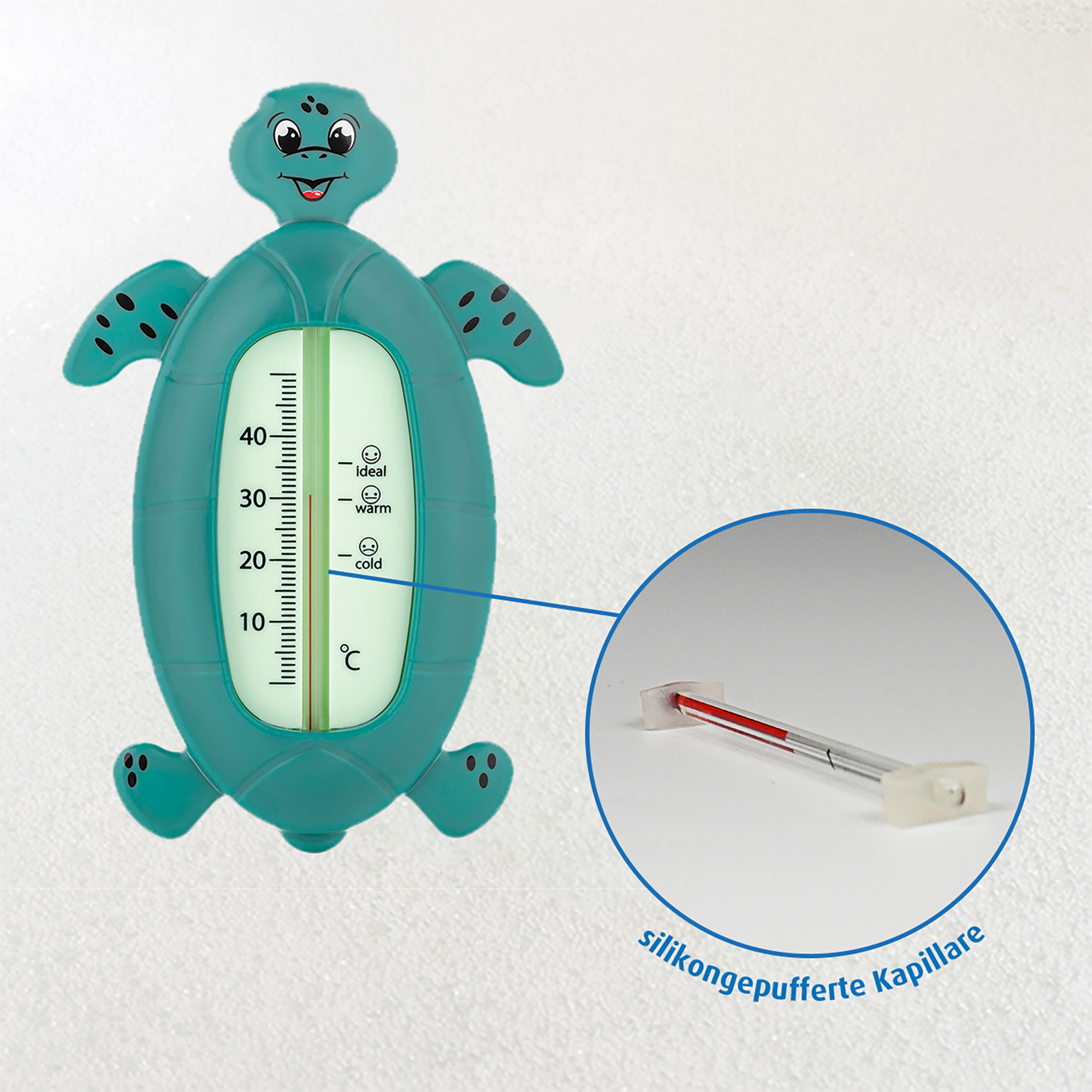 Badethermometer, reer, Grün – Produktansicht