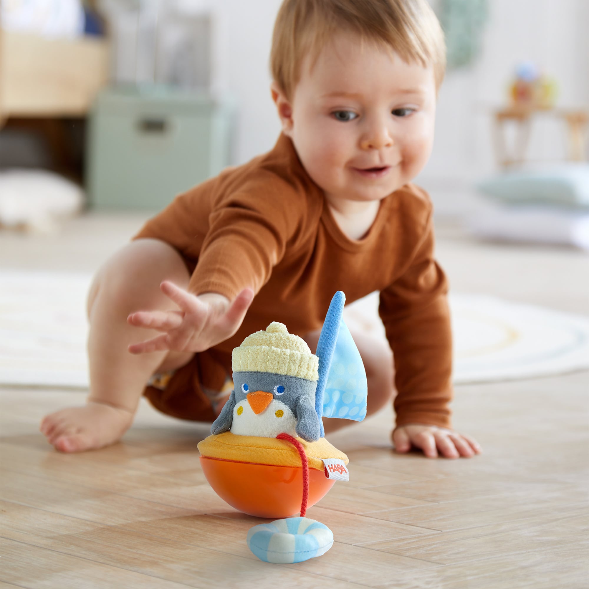 Stehaufmännchen, HABA, Grau – Produktansicht