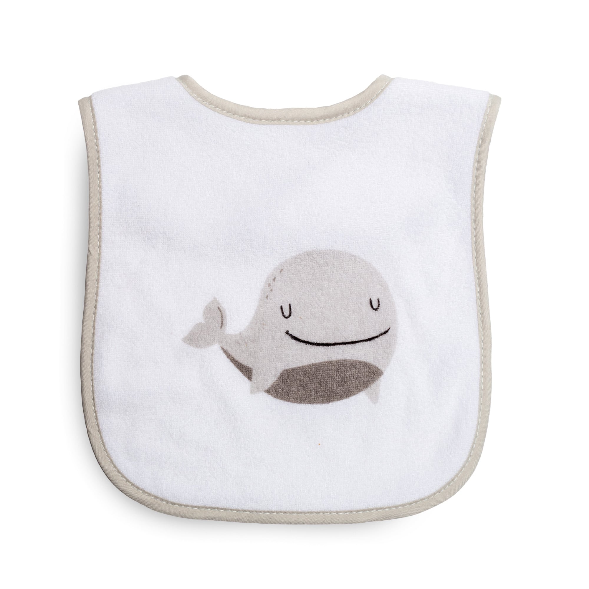 Lätzchen, LITTLE ONE, Grau – Besonderheit: weicher Baumwoll-Mix