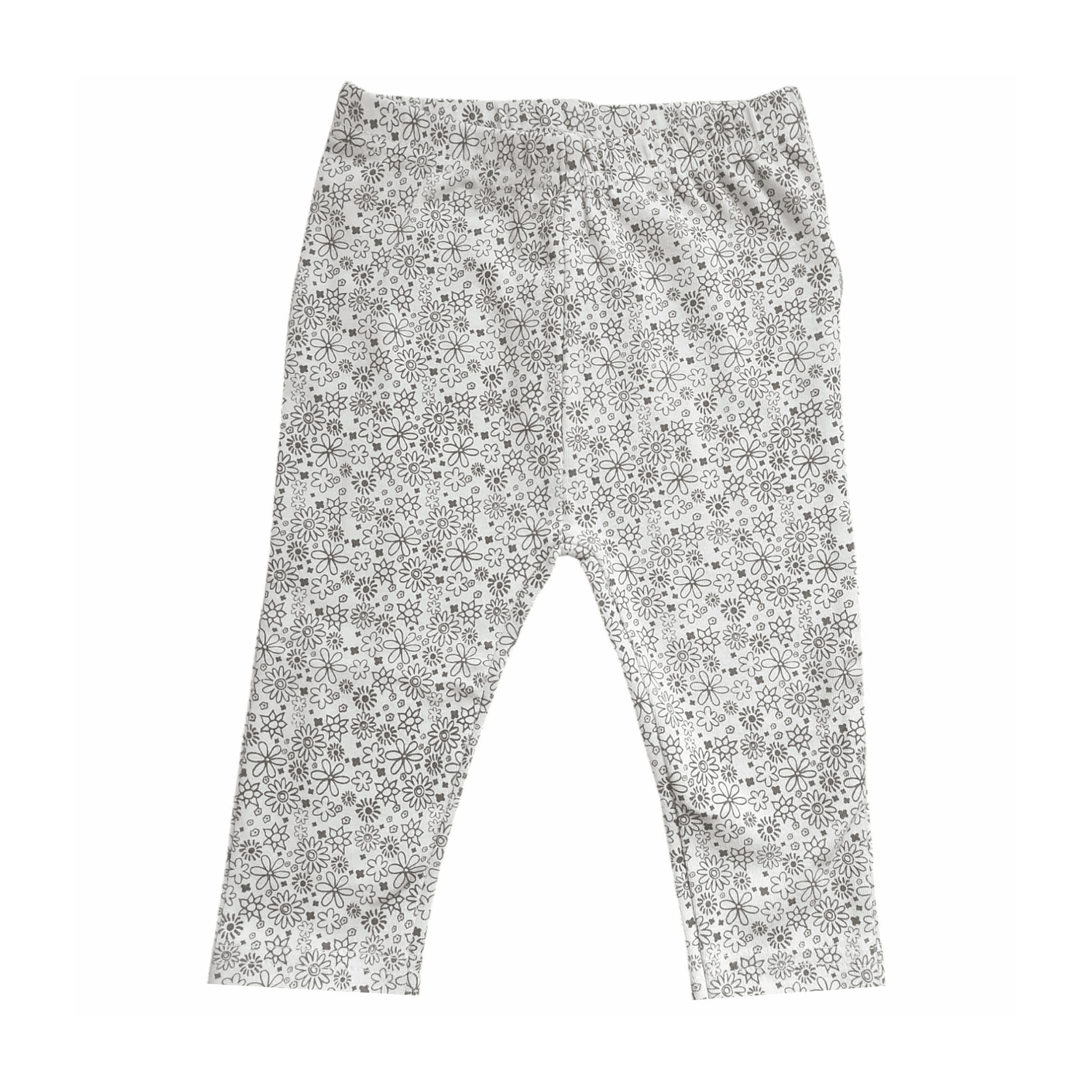 Leggings Blümchen LITTLE Braun M2000587734006 1