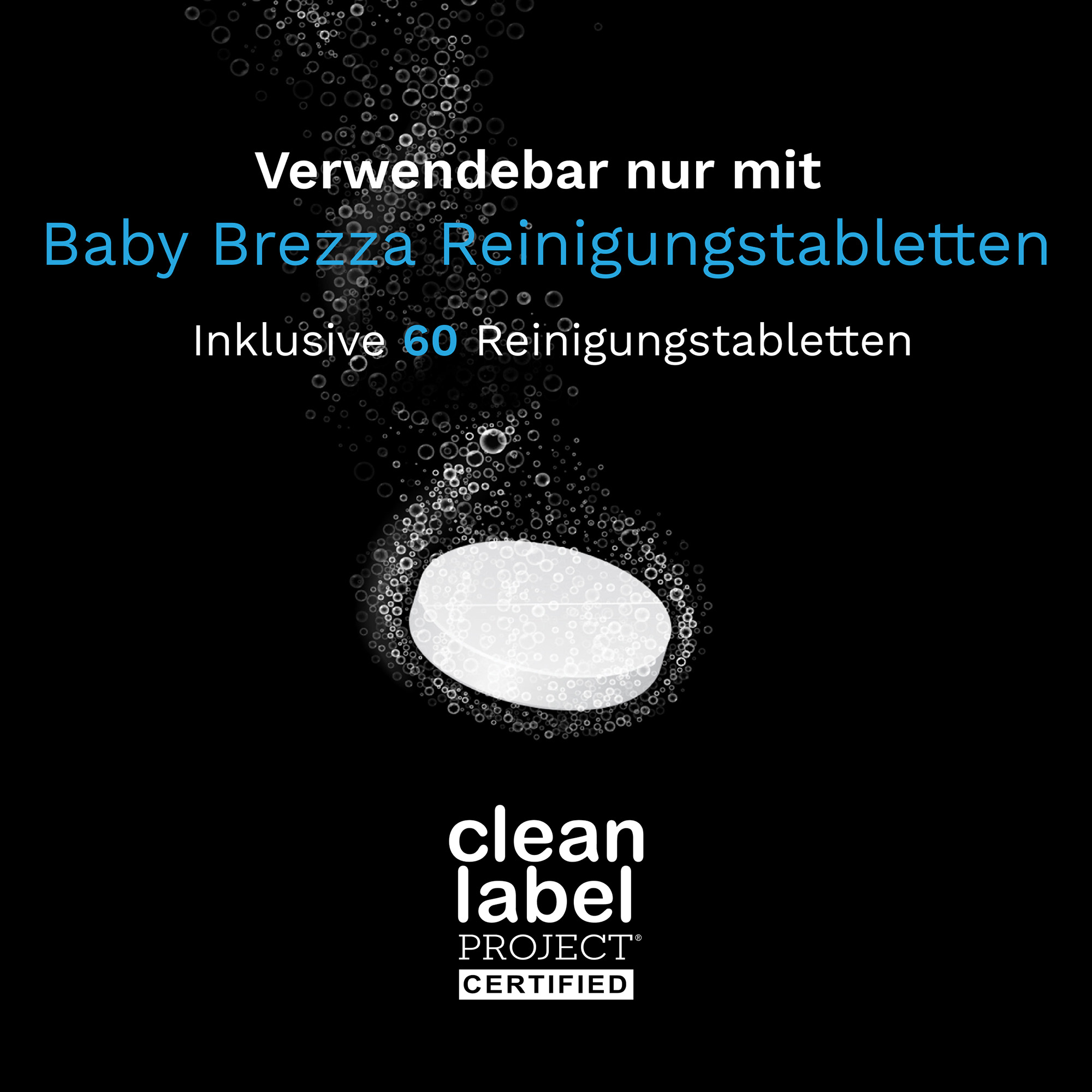 Vaporisatoren, babybrezza, Schwarz – Produktansicht