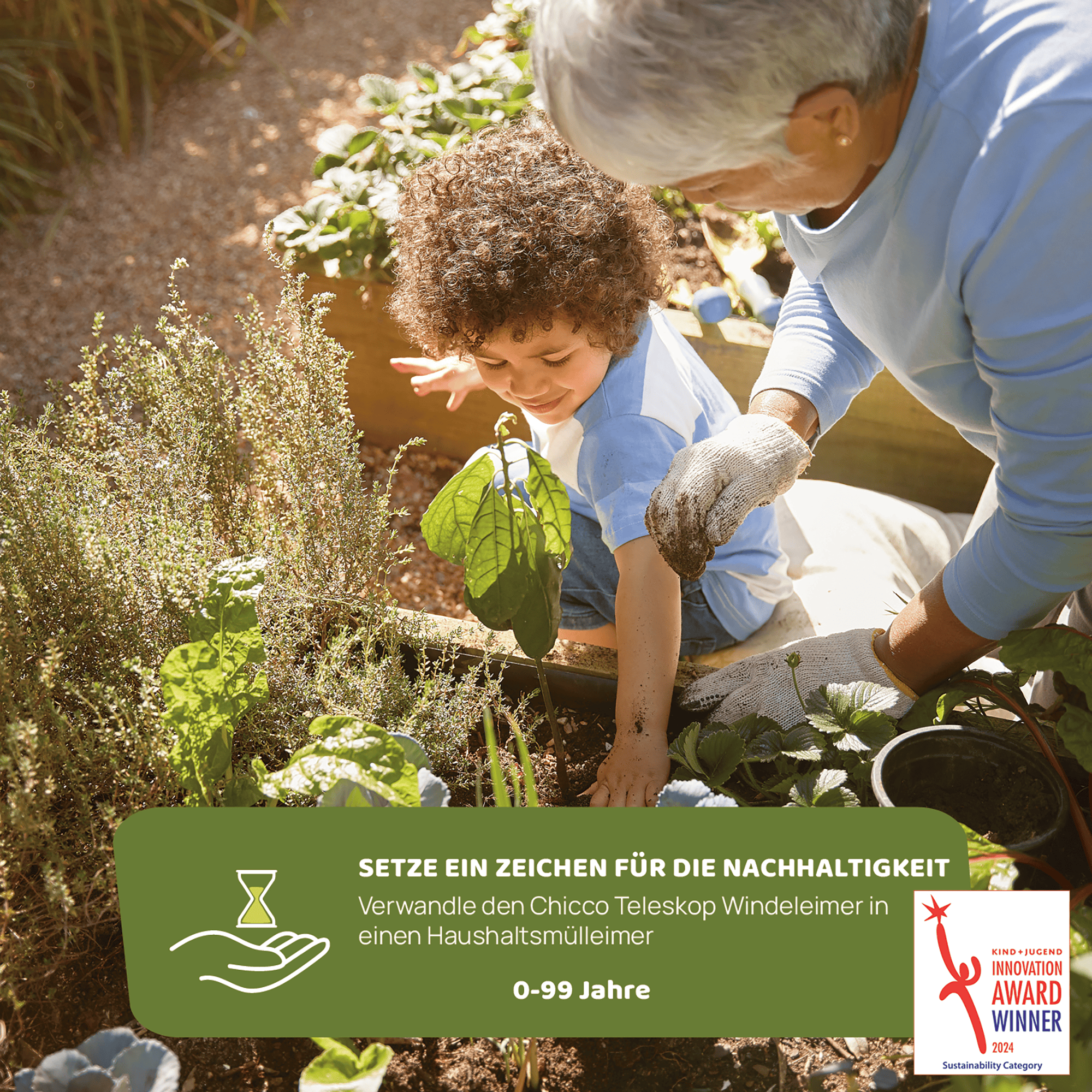 Windeleimer, chicco, Weiß – Produktansicht