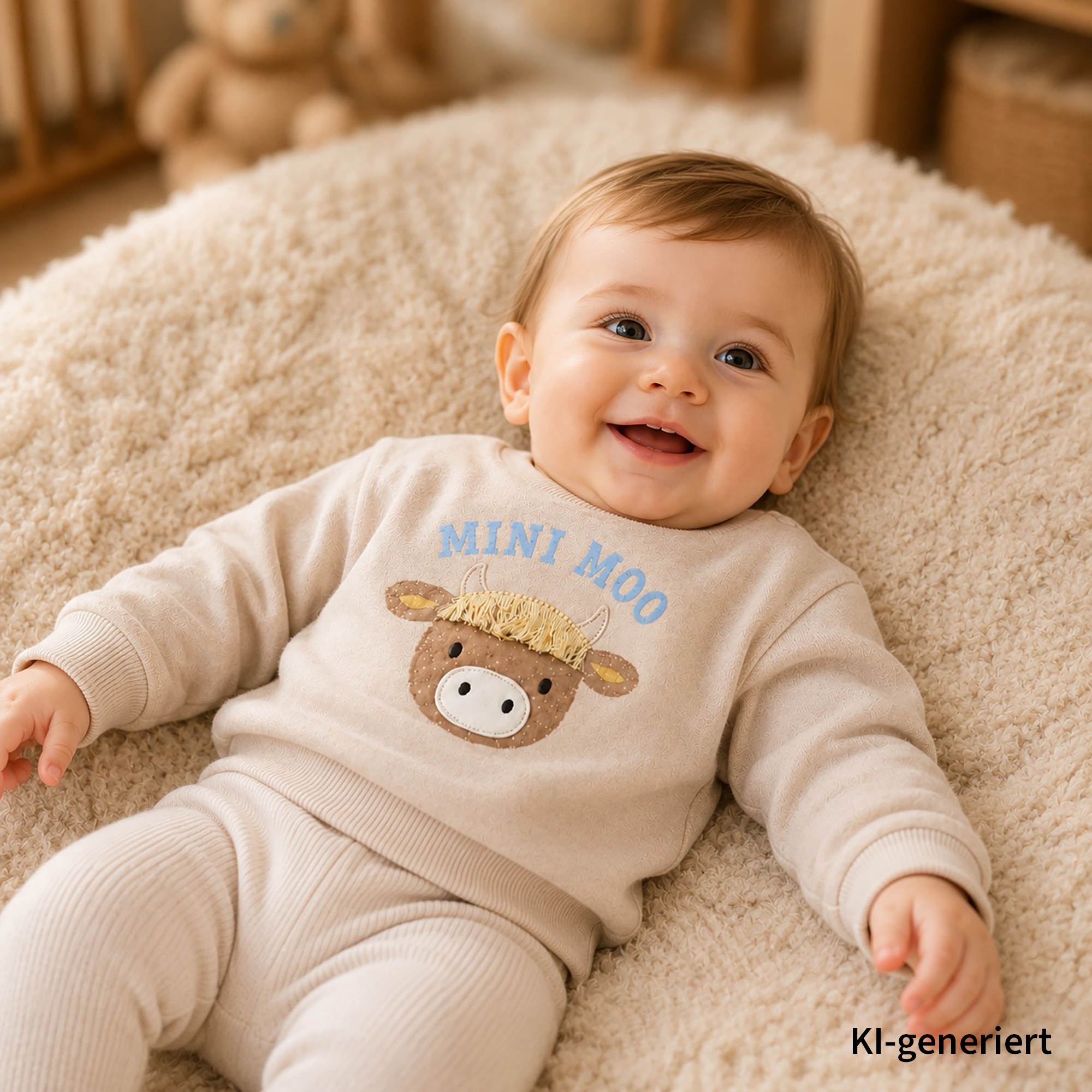 Pullover & Sweatshirts, LITTLE, Braun – Besonderheit: aus 80% Baumwolle