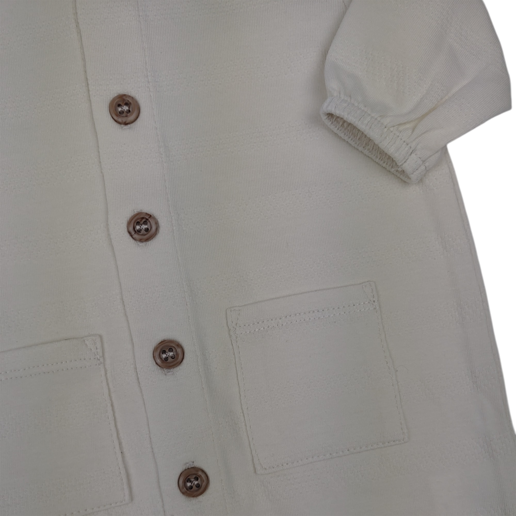 Overalls, LITTLE ONE, Beige – Besonderheit: aus 95% Baumwolle