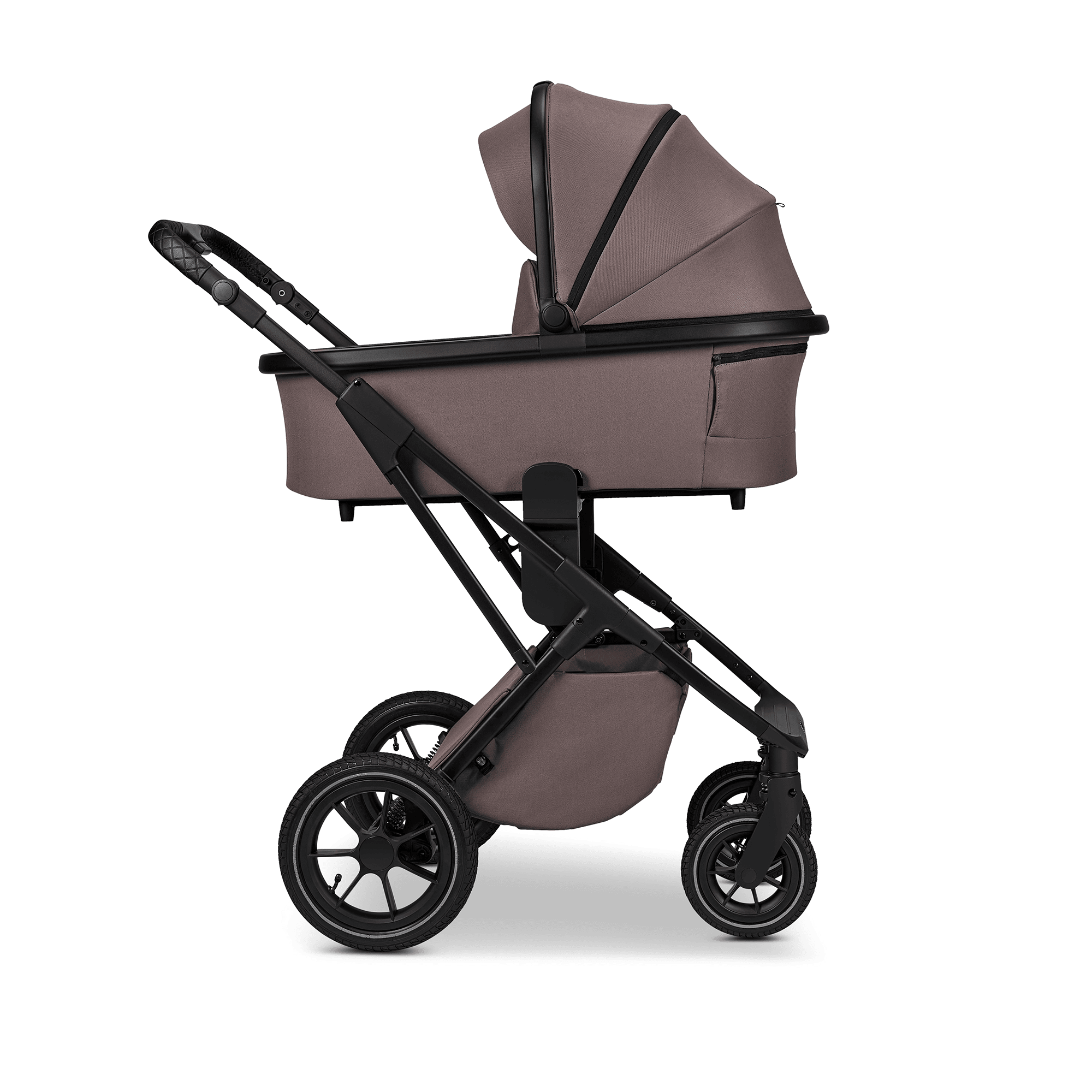 Kombi-Kinderwagen, MOON, Braun – Produktansicht