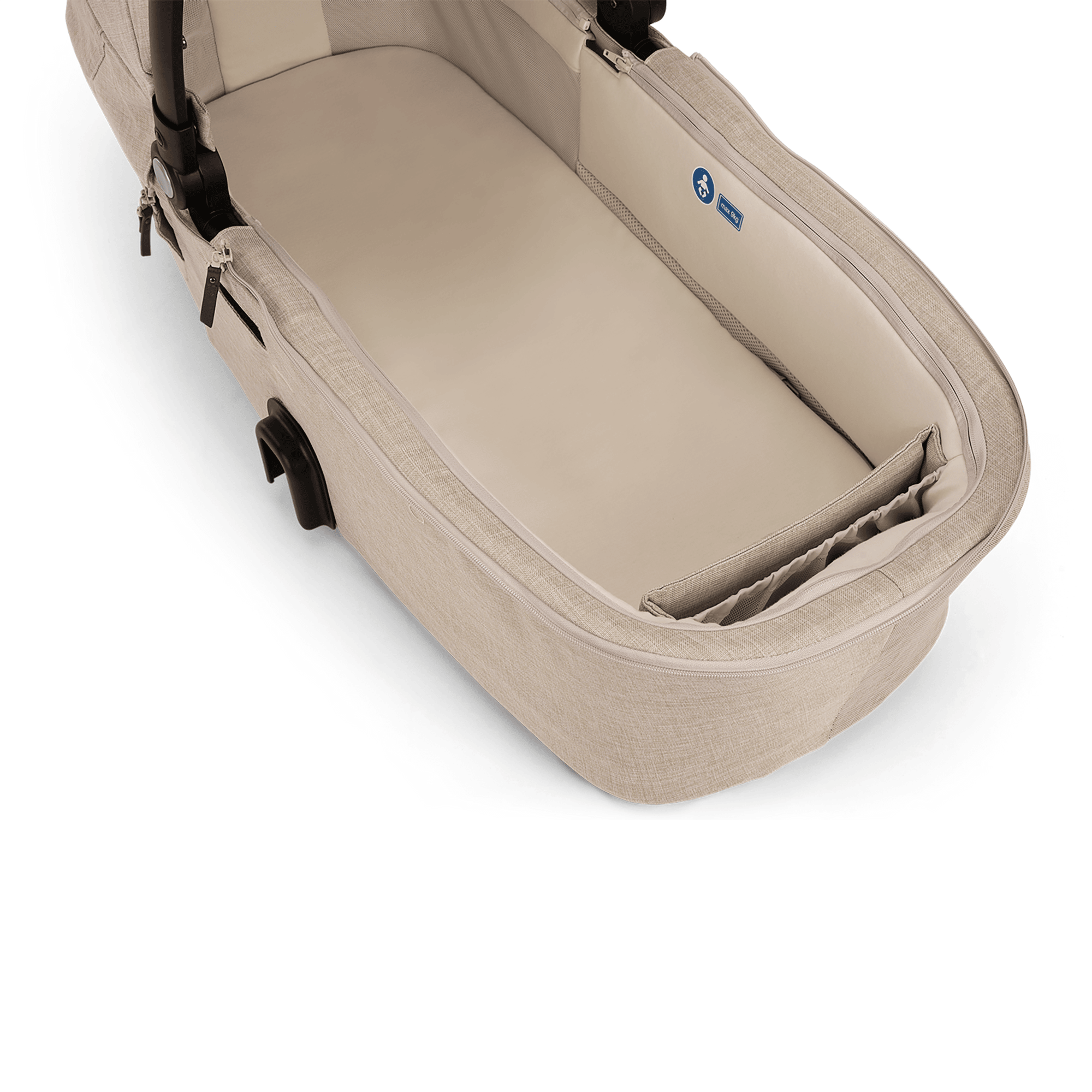Kombi-Kinderwagen, nuna, Beige – Produktansicht