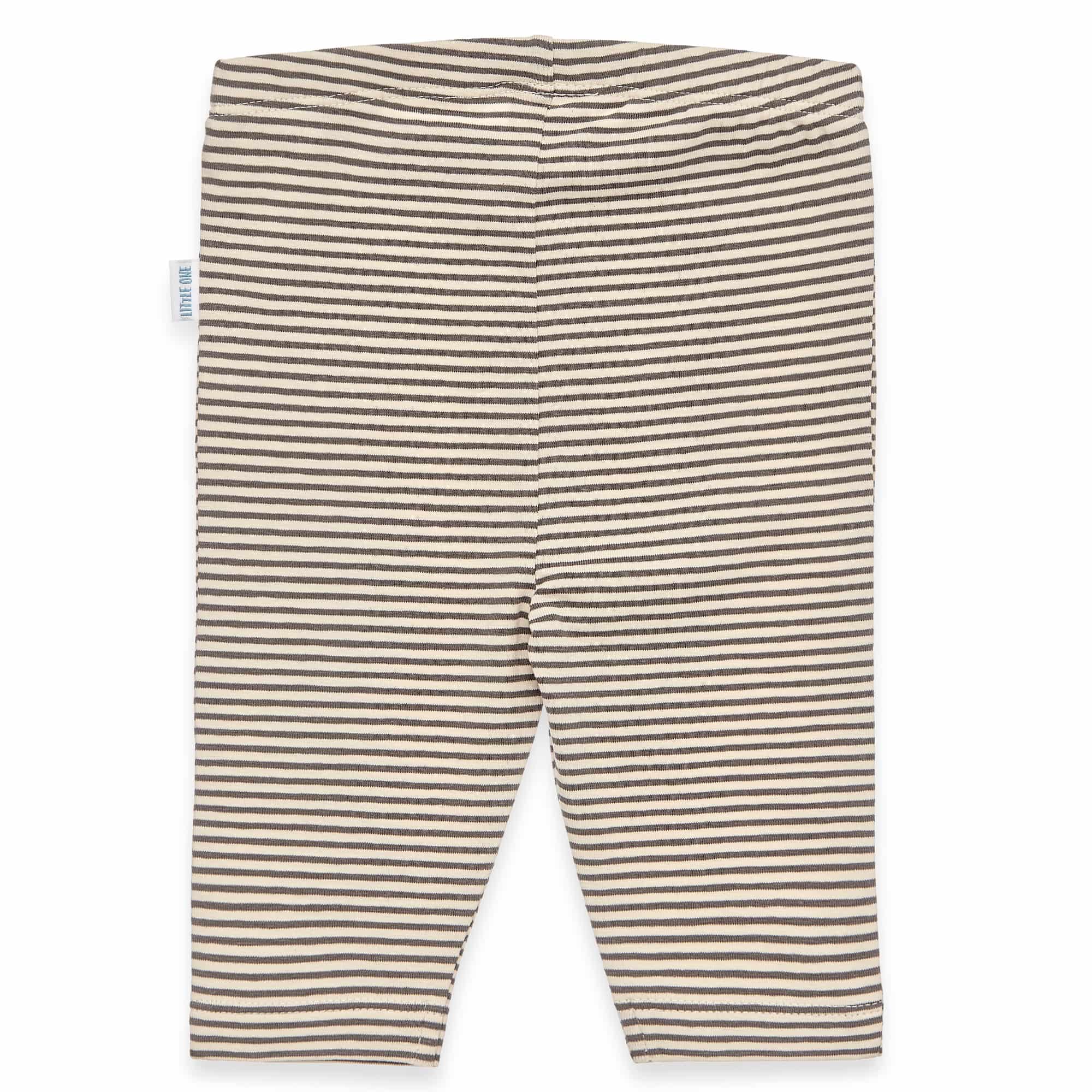 Leggings, LITTLE ONE, Grau – Besonderheit: aus 95% Baumwolle