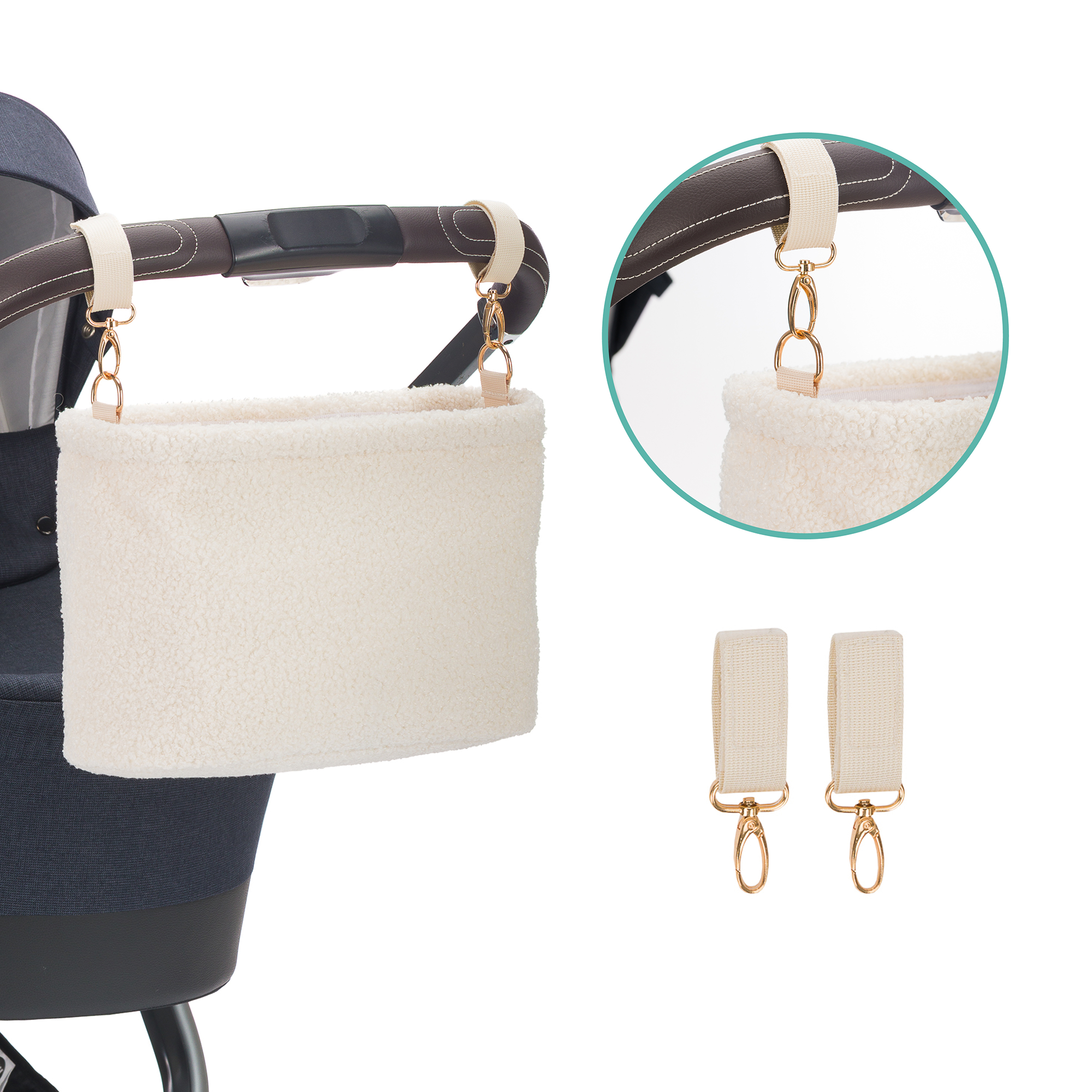Wickeltaschen, LITTLE ONE, Beige – Produktansicht