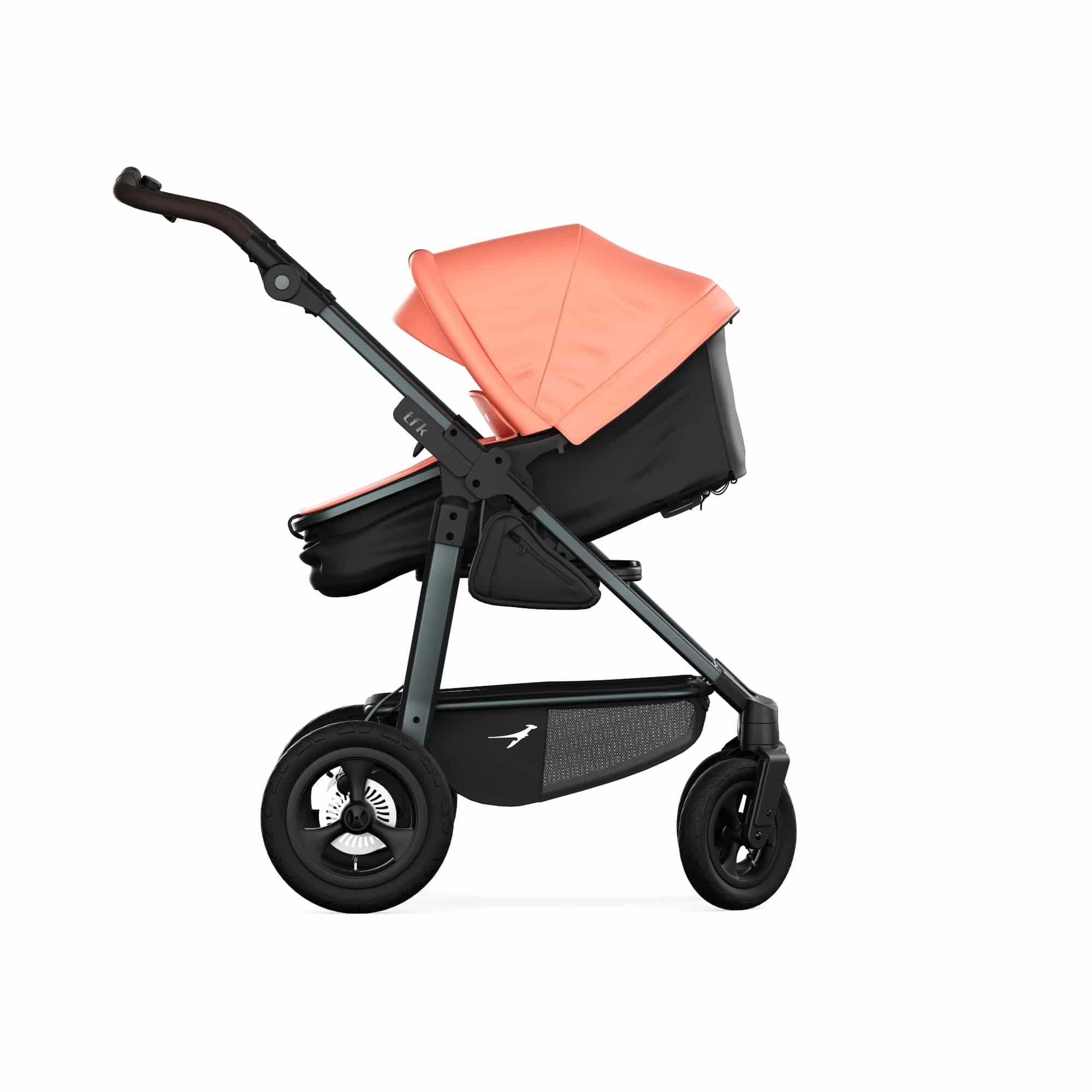 Kombi-Kinderwagen, tfk, Orange – Produktansicht