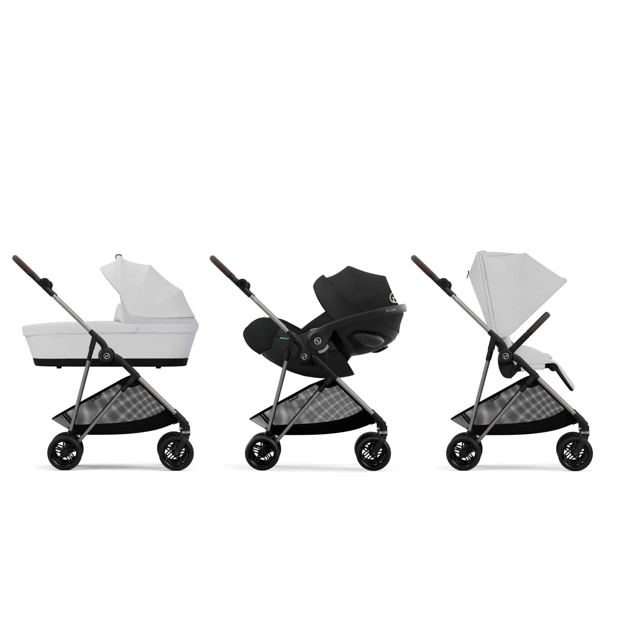 Kombi-Kinderwagen, cybex, Grau – Produktansicht
