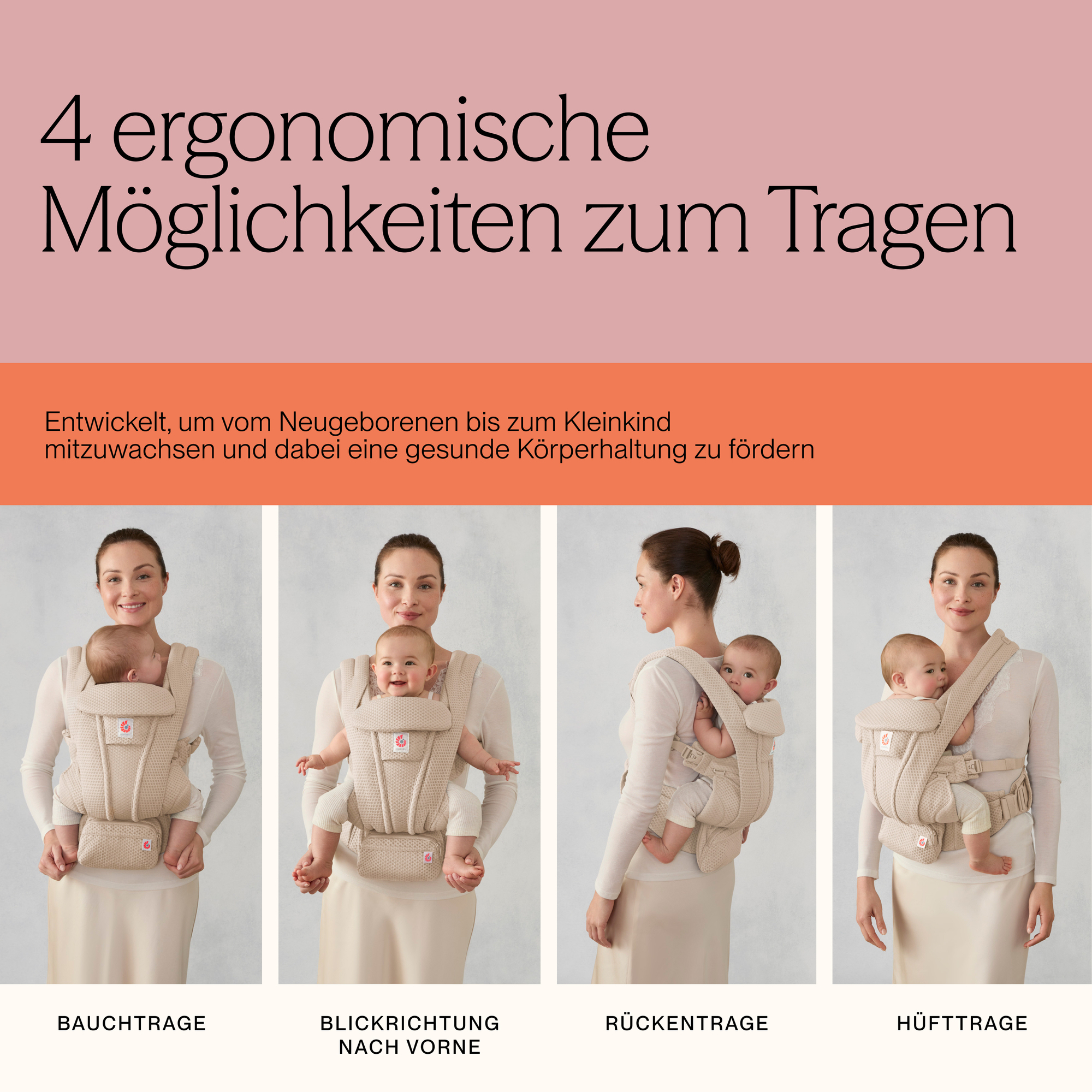 Fullbuckle Tragen, ERGObaby, Grün – Produktansicht
