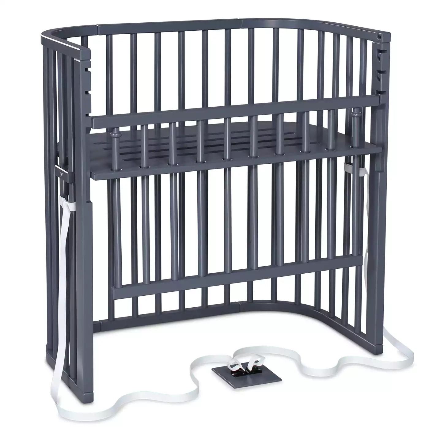 Beistellbetten, babybay, Grau – Produktansicht