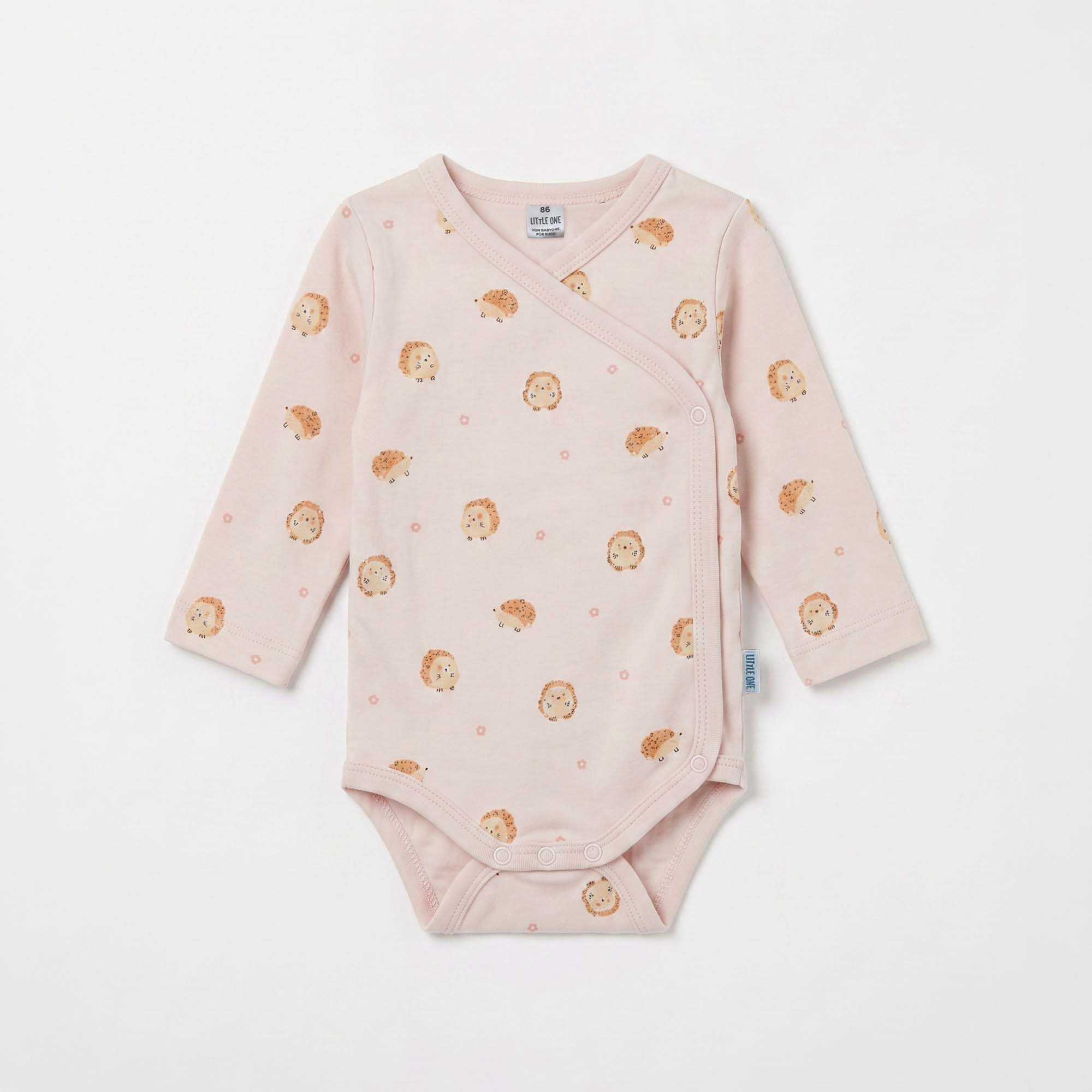 Wickelbodys, LITTLE ONE, Pink – Besonderheit: Oeko-Tex Standard 100 zertifiziert (Zertifizierungsnummer 08.0.60350 HOHENSTEIN HTTI)