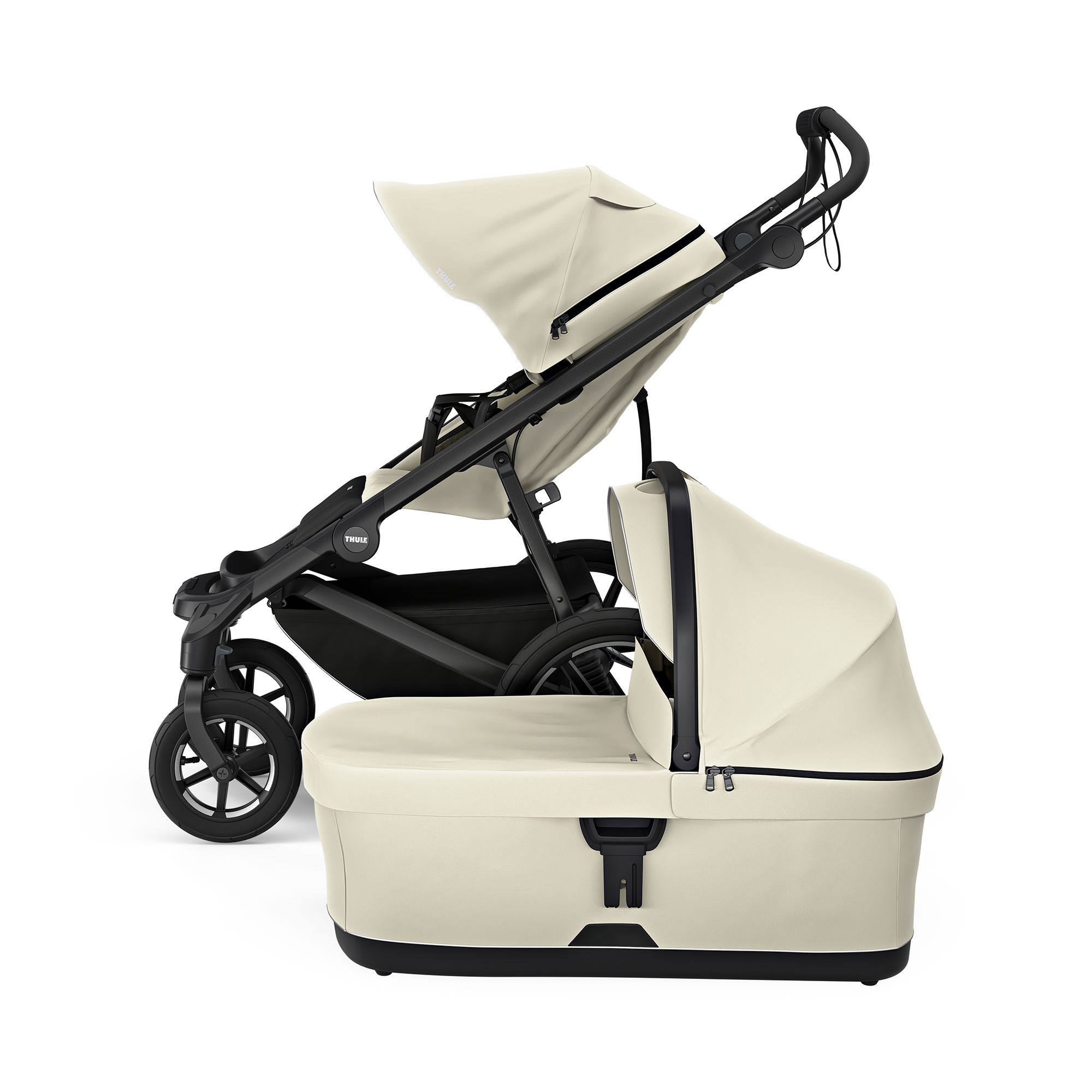 Kombi-Kinderwagen, THULE, Beige – Produktansicht