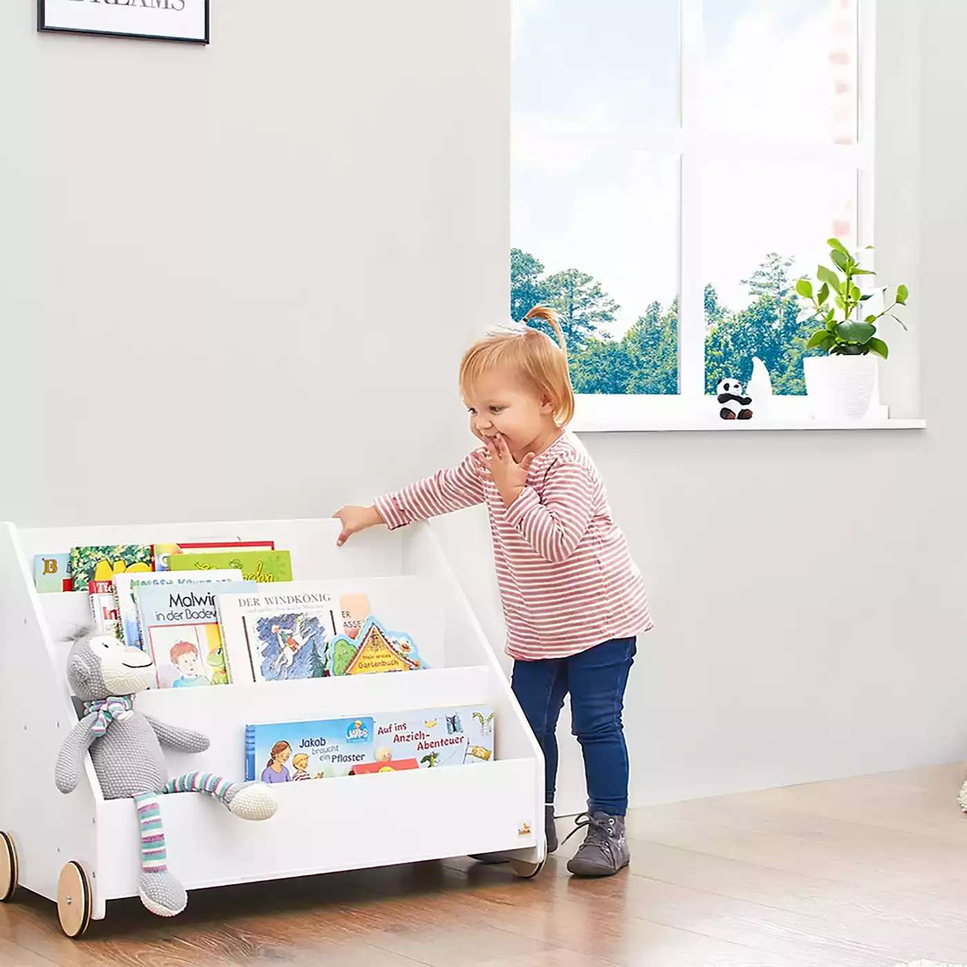 Kinder-Bücherregal Lasse Pinolino Weiß 2000577311002 2