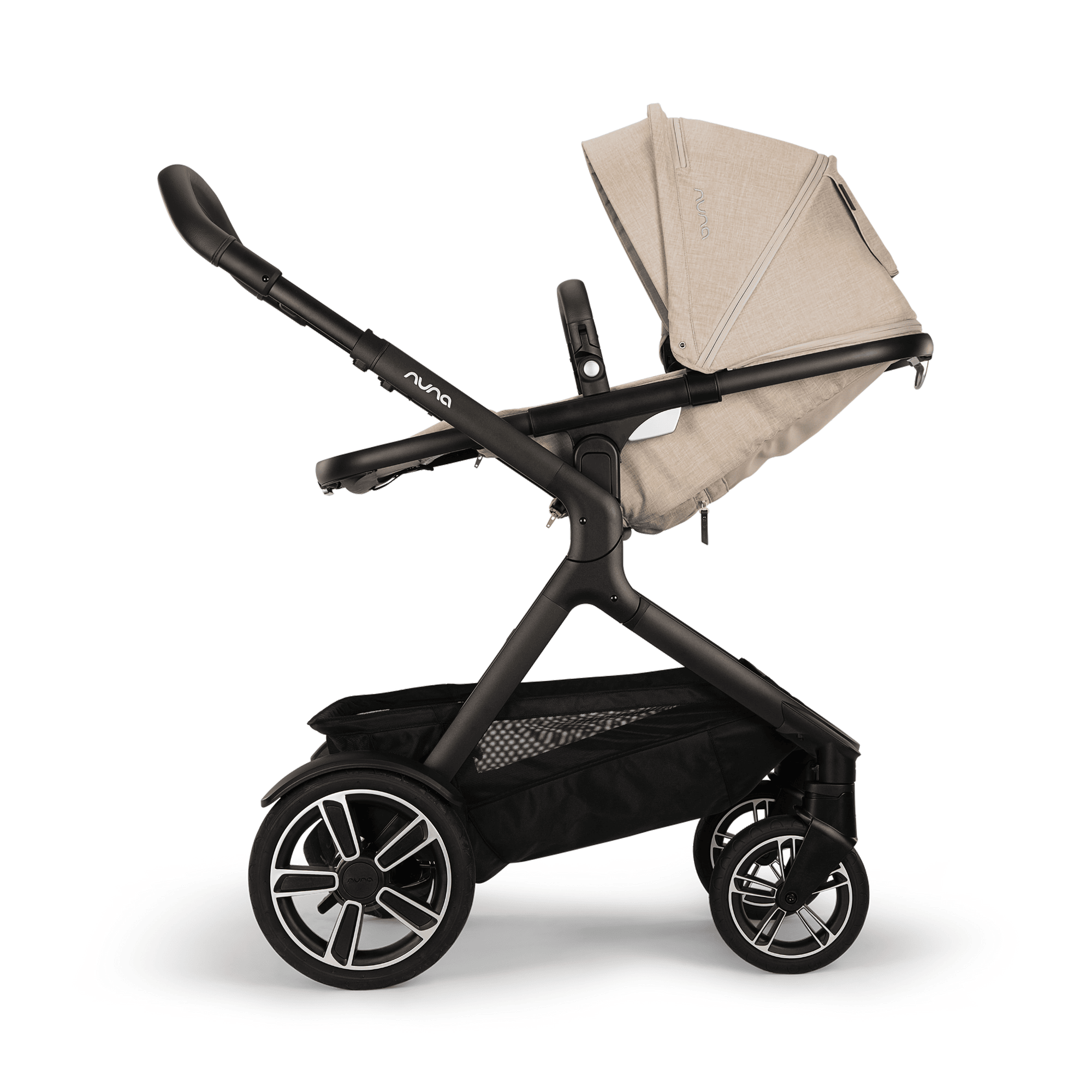 Kombi-Kinderwagen, nuna, Beige – Produktansicht