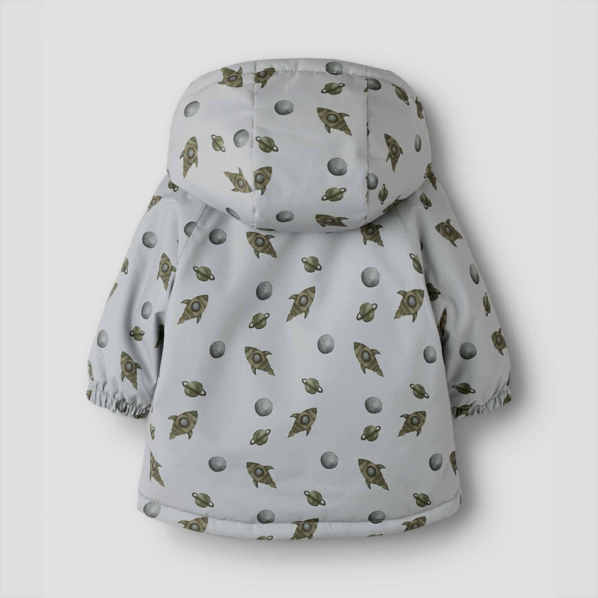 Winterjacken, Lil' Atelier, Grau – Produktansicht