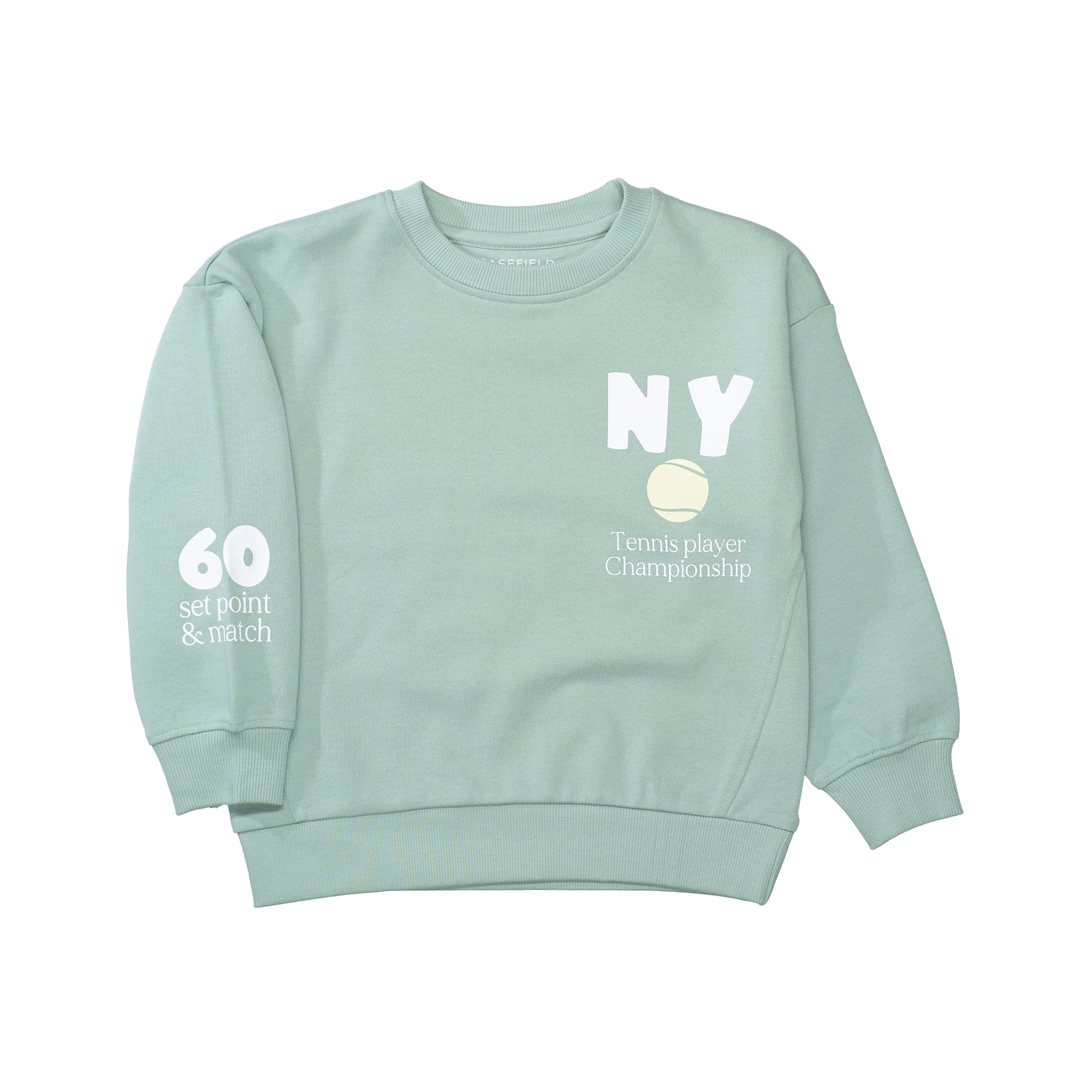 Pullover & Sweatshirts, BASEFIELD, Grün – Besonderheit: aus 100% Baumwolle