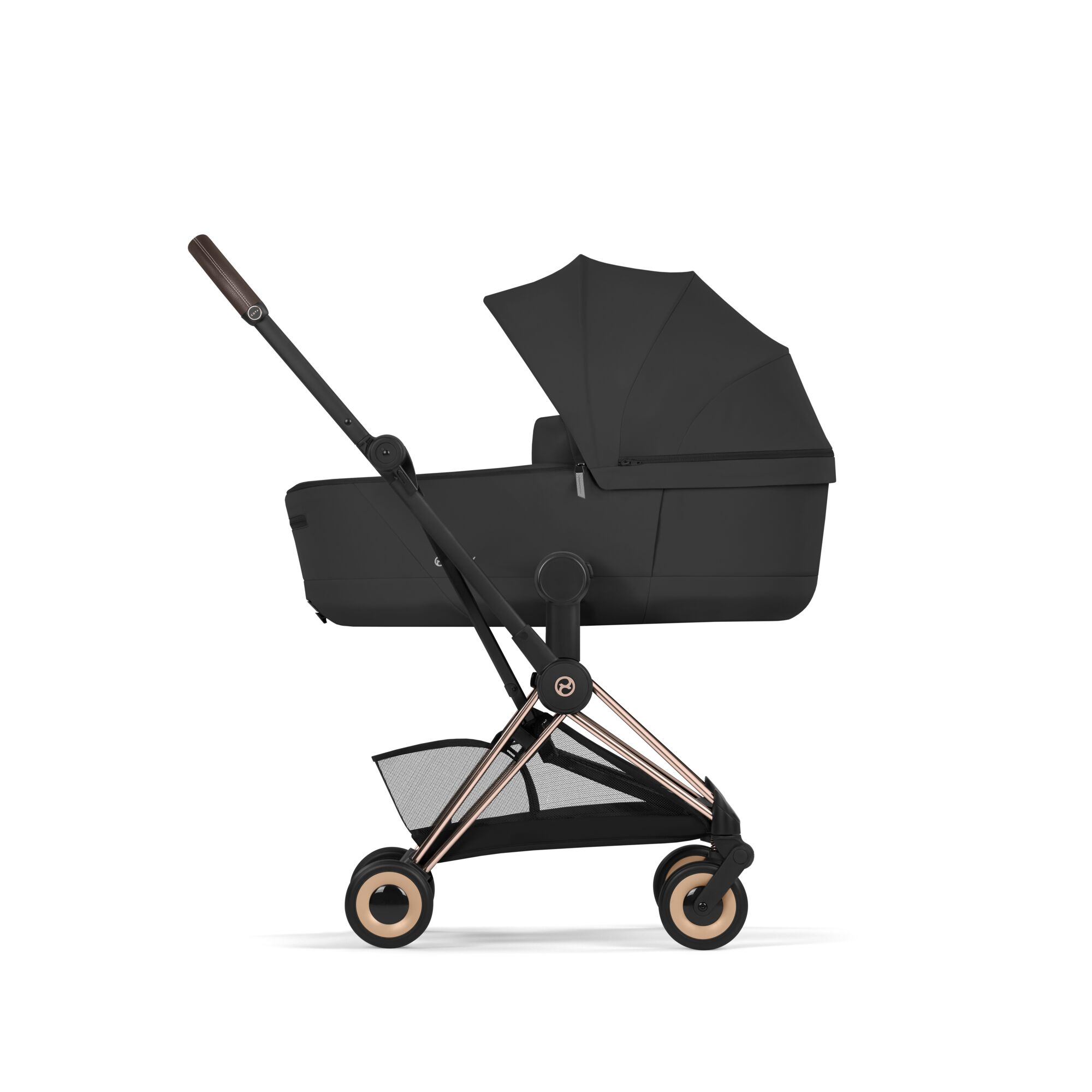 Kombi-Kinderwagen, cybex PLATINUM, Schwarz – Besonderheit: handgepäckkompatibel