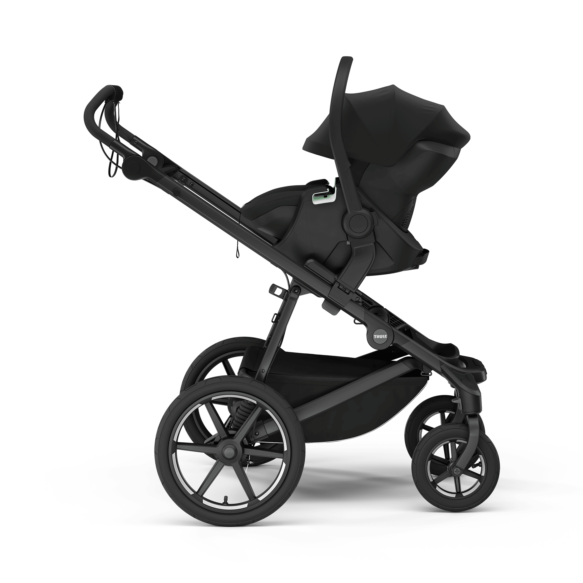 Babyschalen 0-13 kg, Gruppe 0+, THULE, Schwarz – Produktansicht