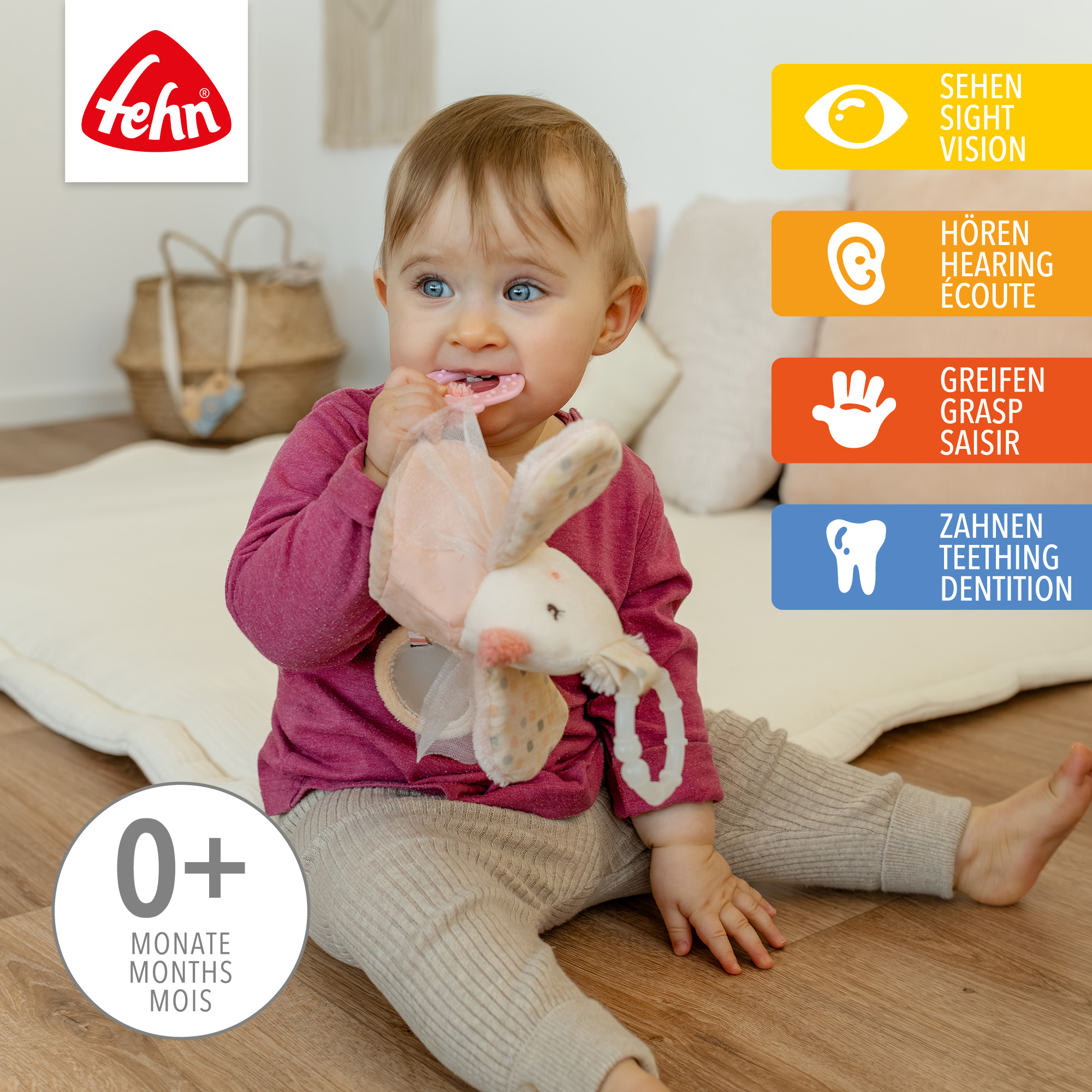 Kuscheltiere, fehn, Mehrfarbig – Produktansicht