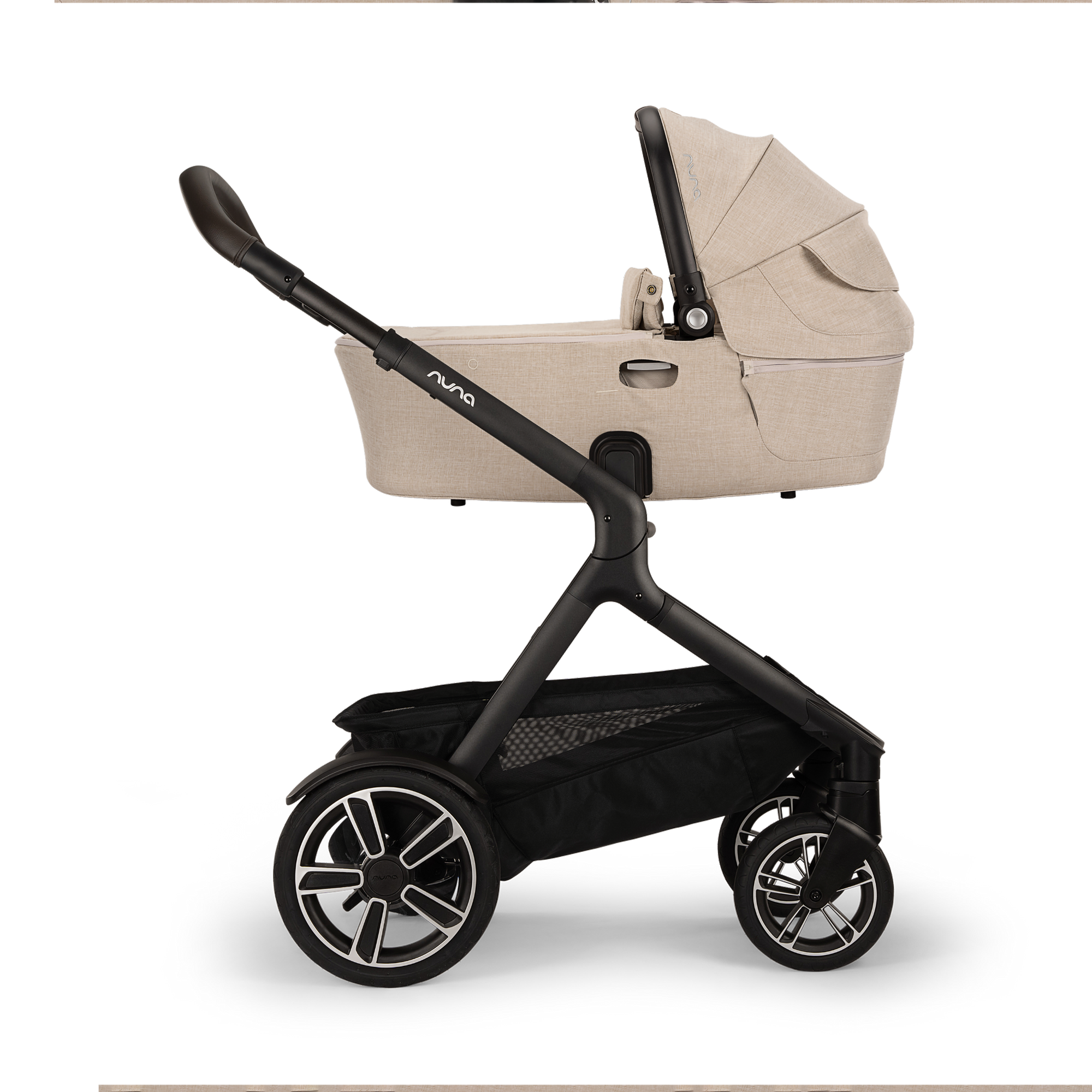 Kombi-Kinderwagen, nuna, Beige – Produktansicht