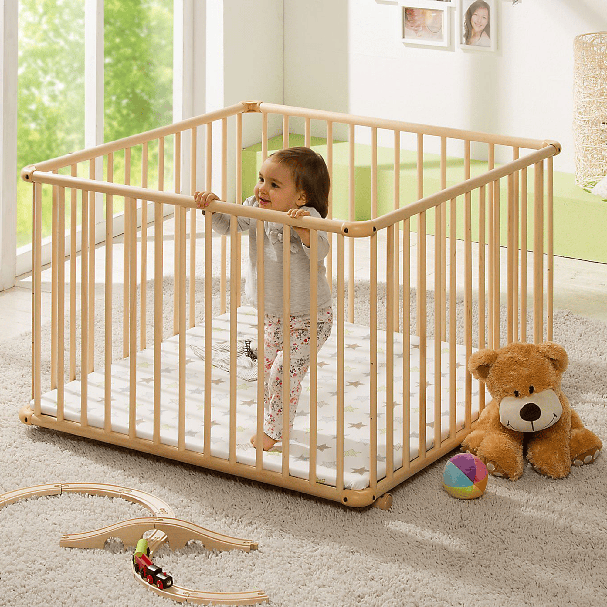 Laufgitter & Laufgittereinlagen, Geuther, Beige – Produktansicht