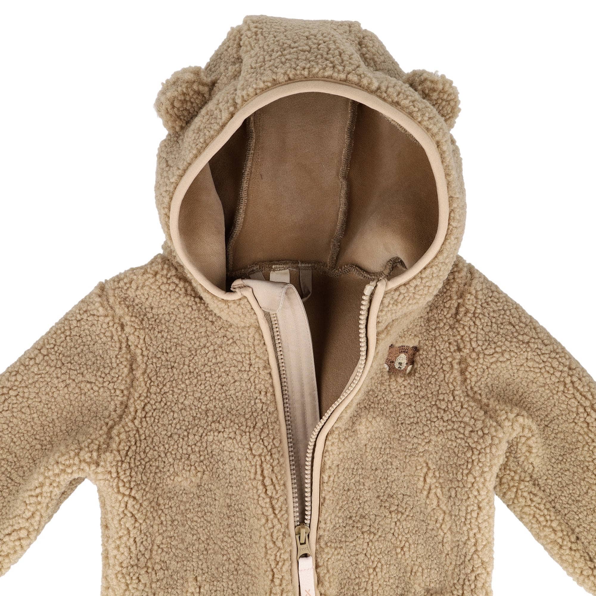 Overalls, MaxiMo, Braun – Besonderheit: gefertigt aus softem Sherpa-Fleece