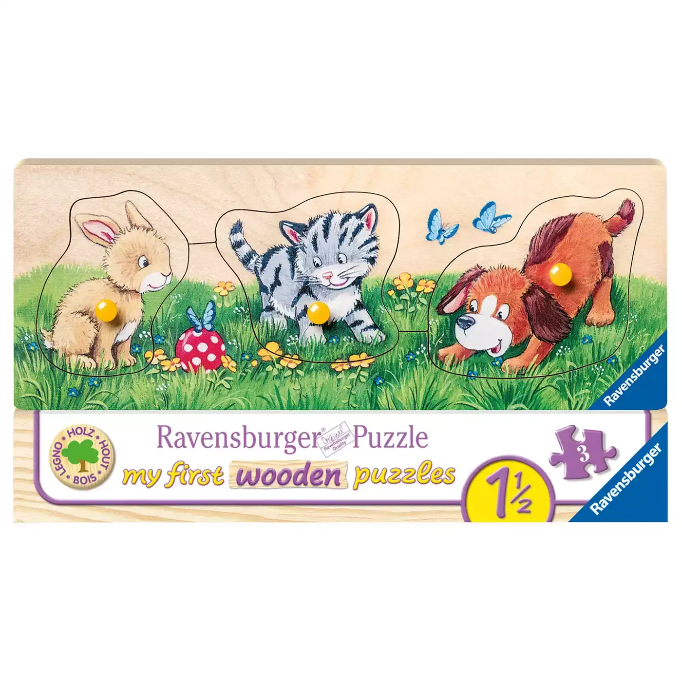 Kinderpuzzle Niedliche Tierkinder Ravensburger 2000578034108 1