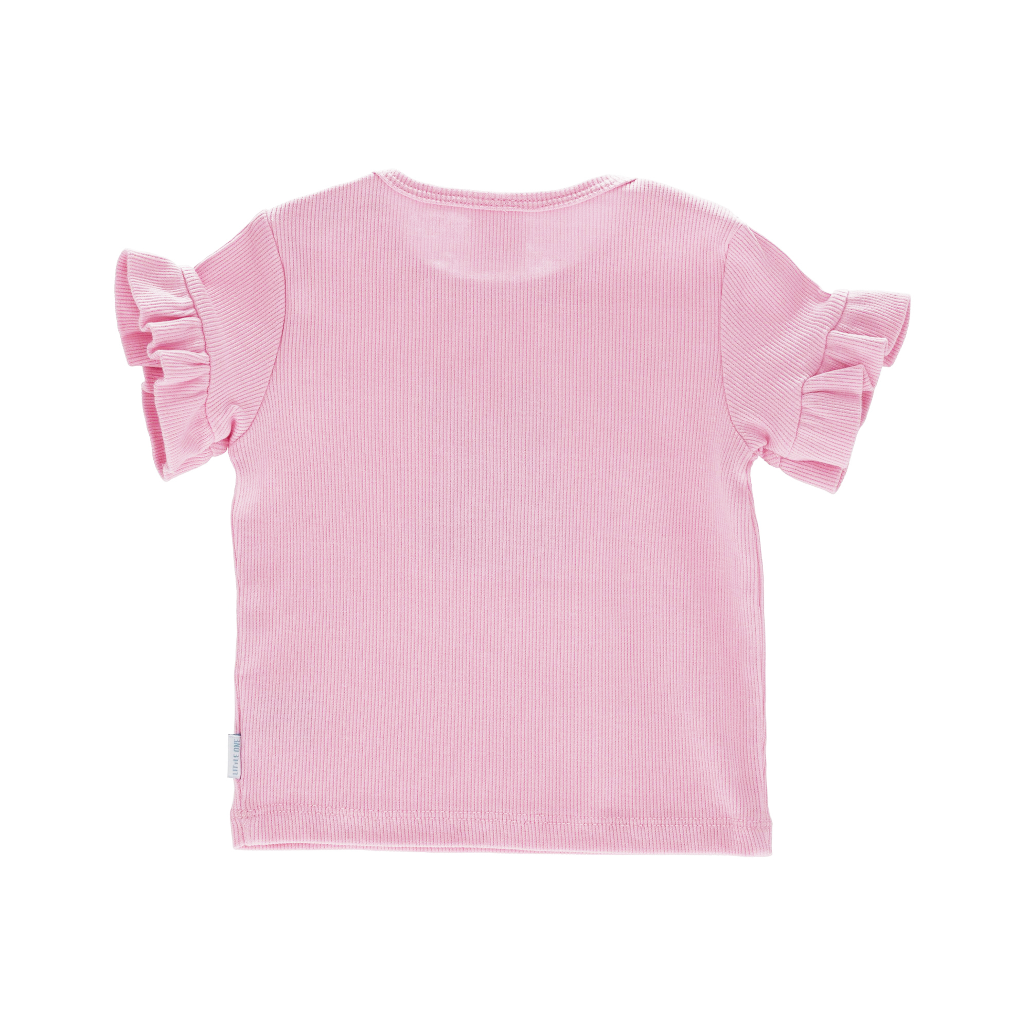 Kurzarmshirts, LITTLE ONE, Pink – Besonderheit: aus 95% Baumwolle