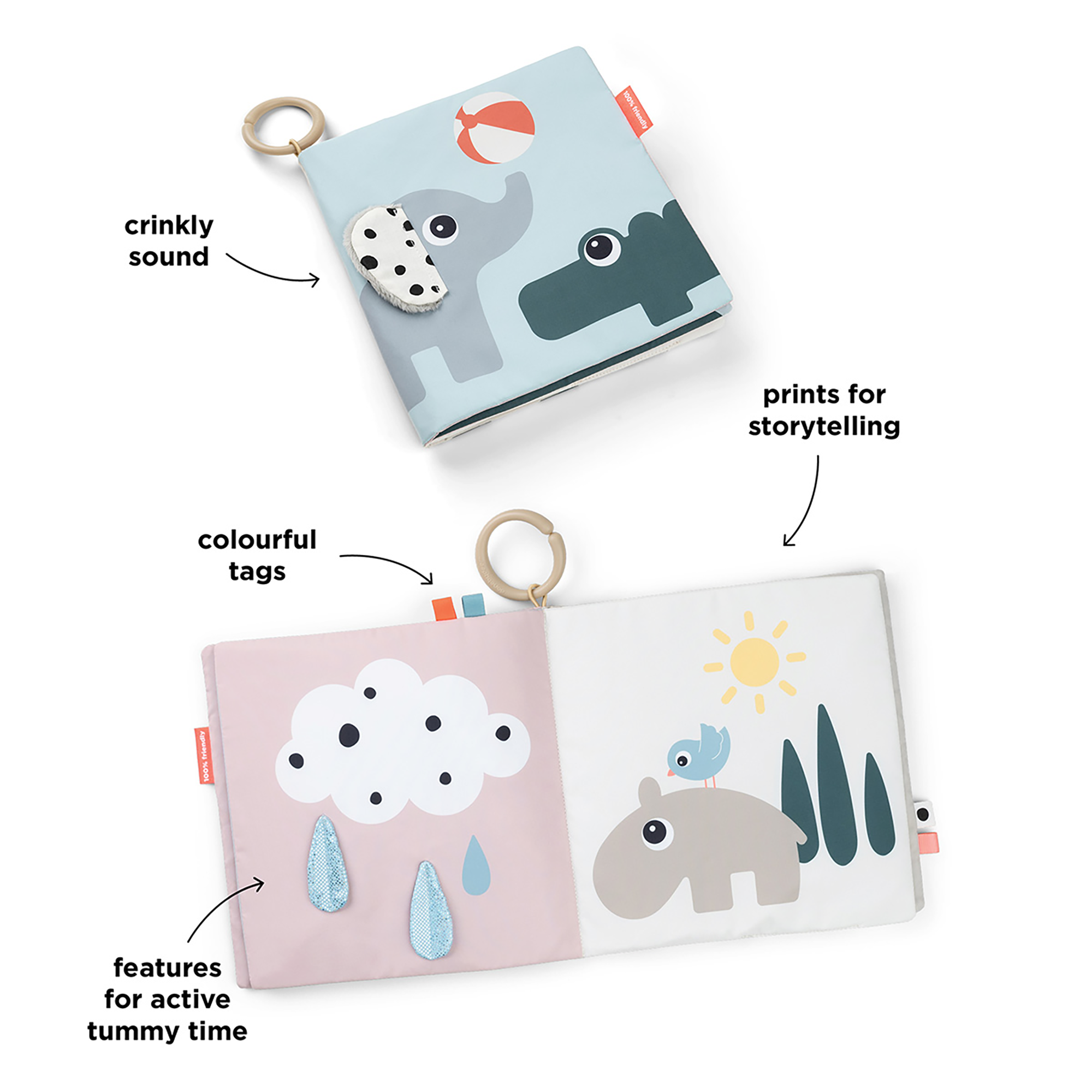 Kinderbücher, done by deer, Mehrfarbig – Produktansicht