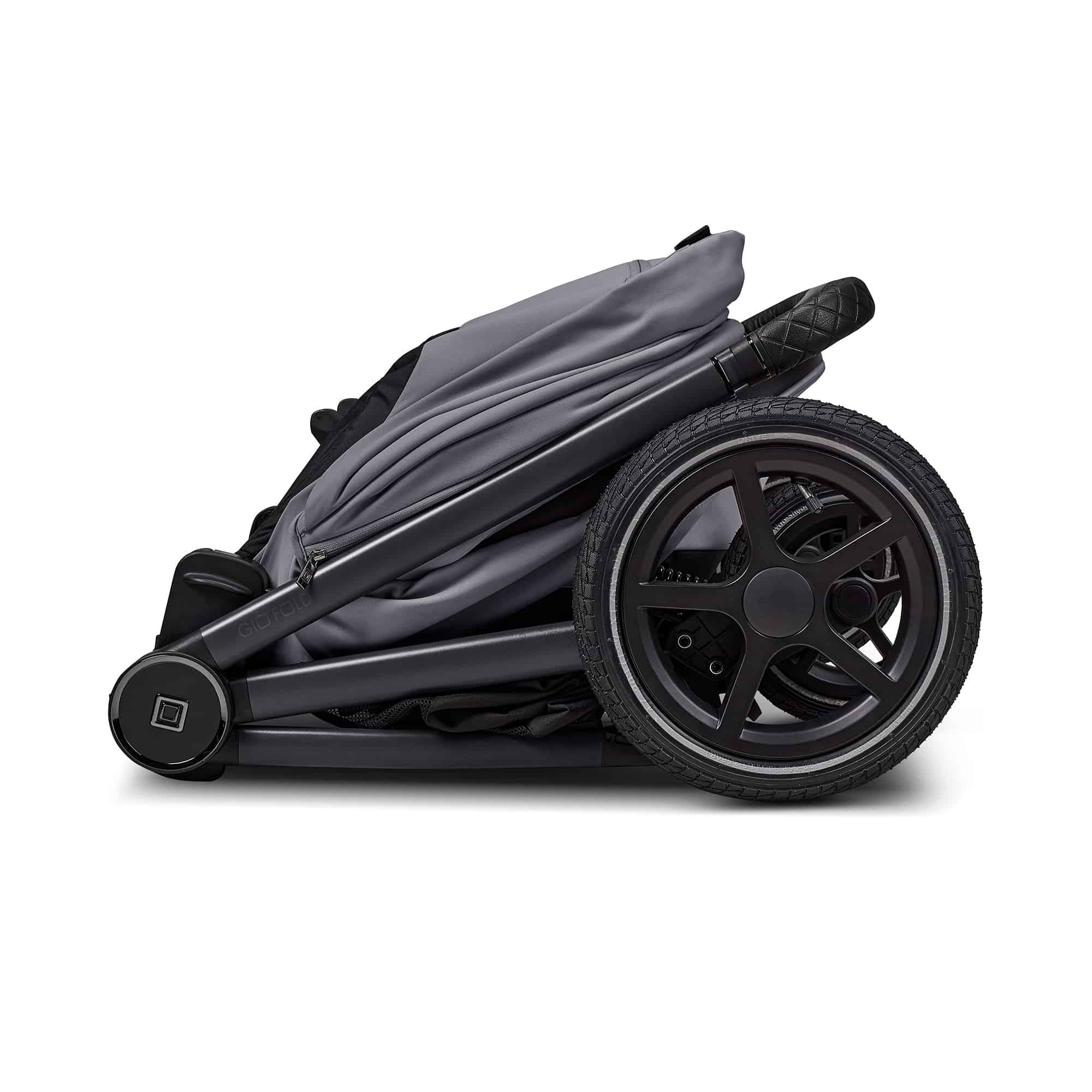 Kombi-Kinderwagen, MOON, Grau – Produktansicht