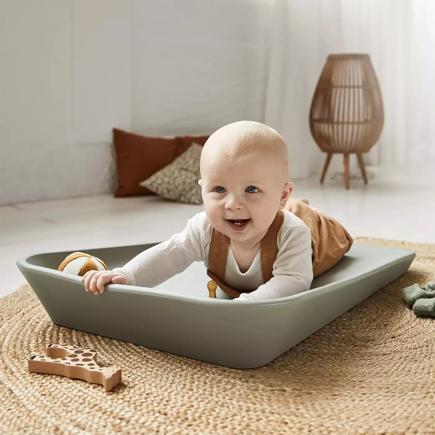 Wickelunterlagen, Leander, Grün – Produktansicht