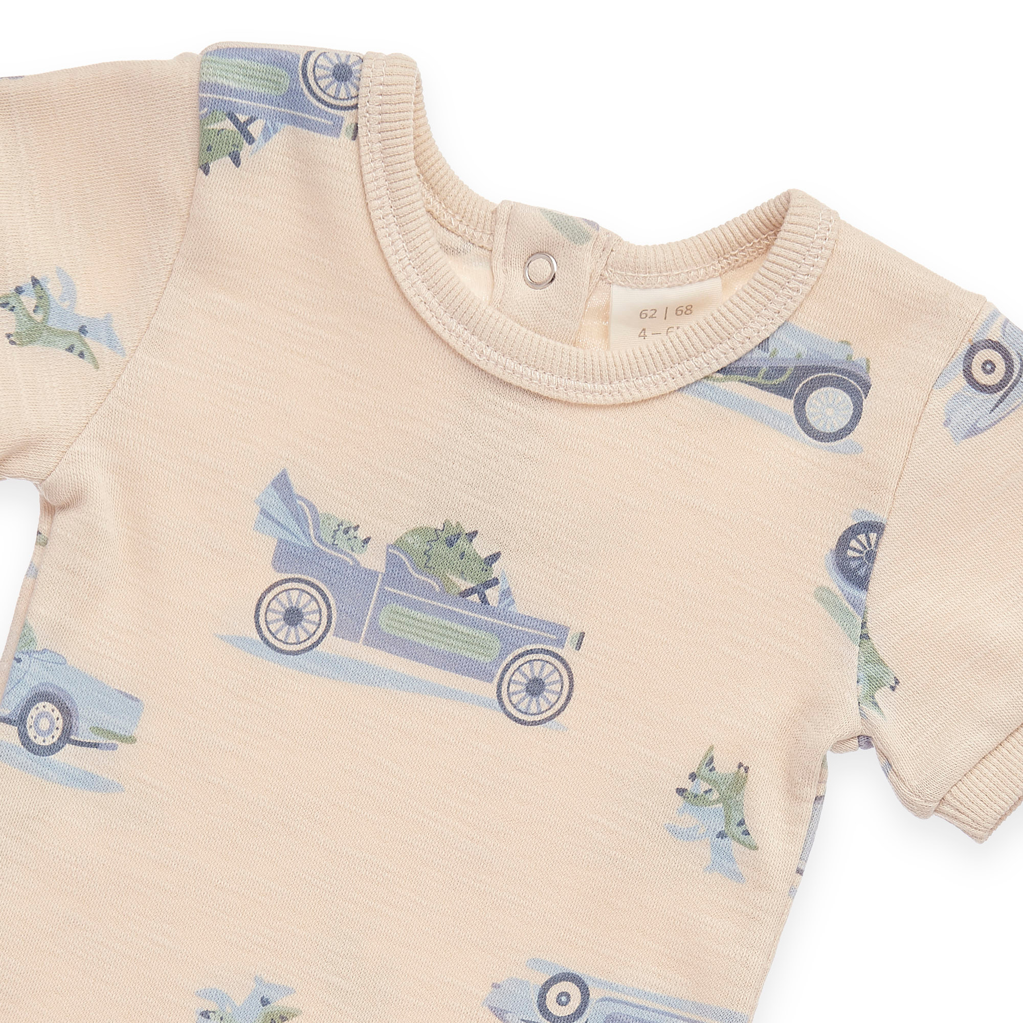 Kurzarmbodys, DIMO, Beige – Besonderheit: aus 100% Baumwolle